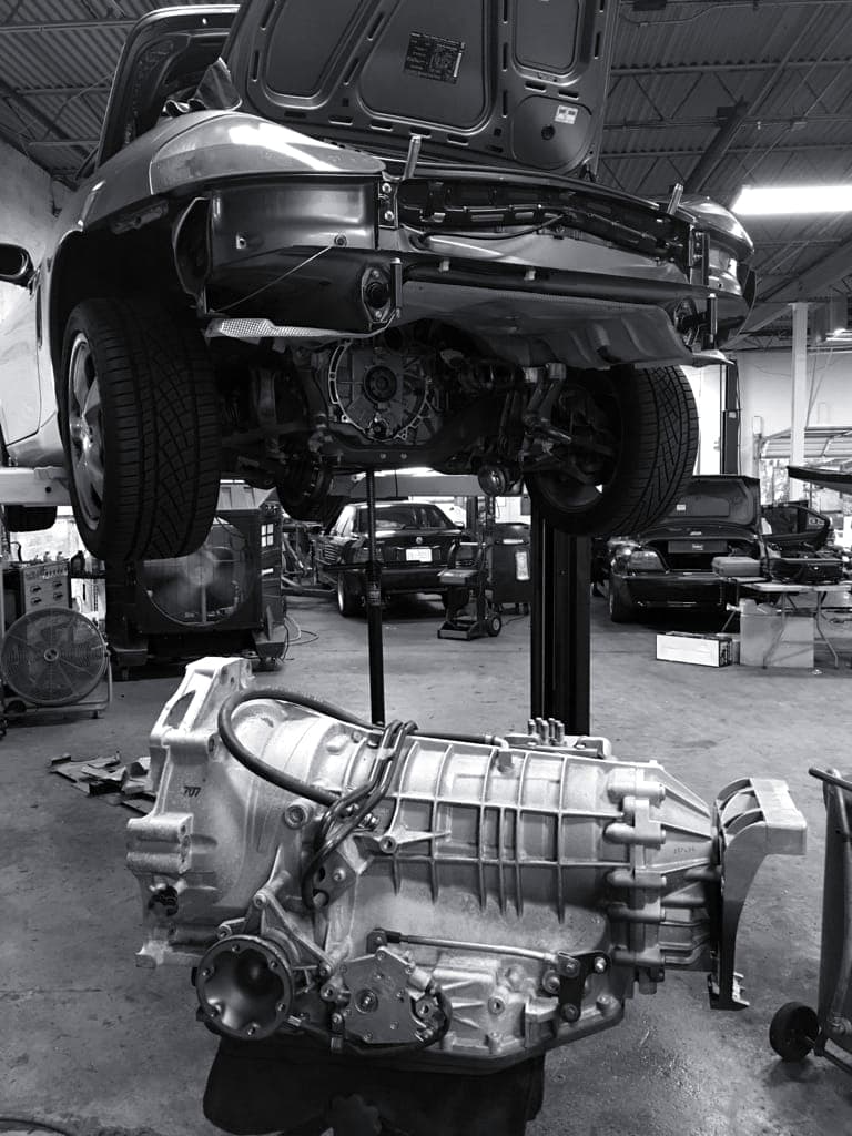 Porsche Boxster IMS installation at the shop today