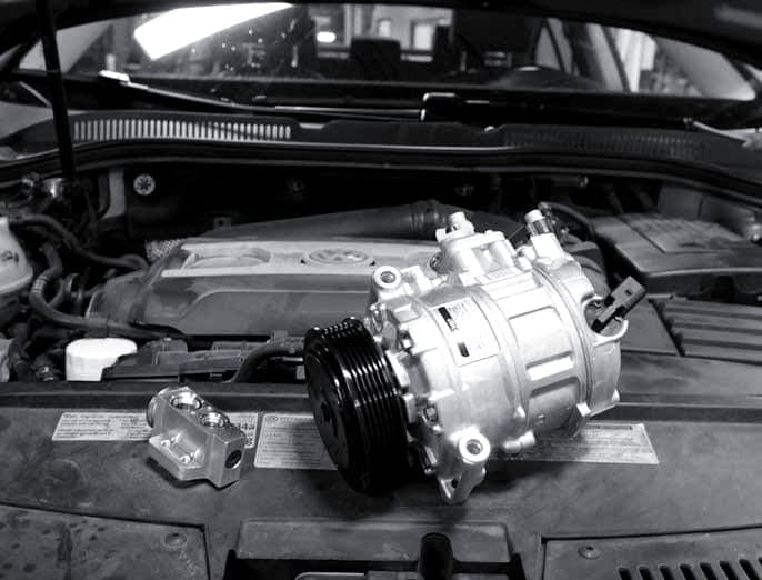 2013 Volkswagen CC A/C Compressor Repair