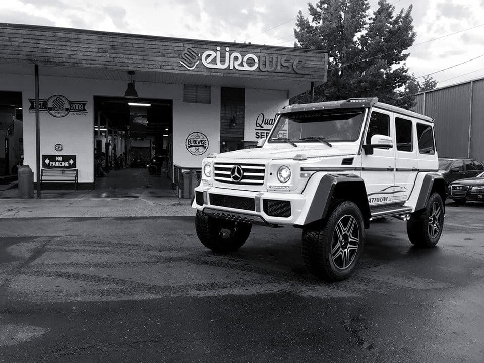 Eurowise’s performance G550 4×4 squared exhaust!