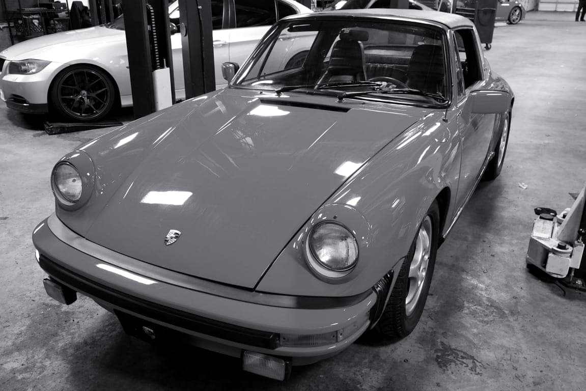 Porsche service and maintenance day!