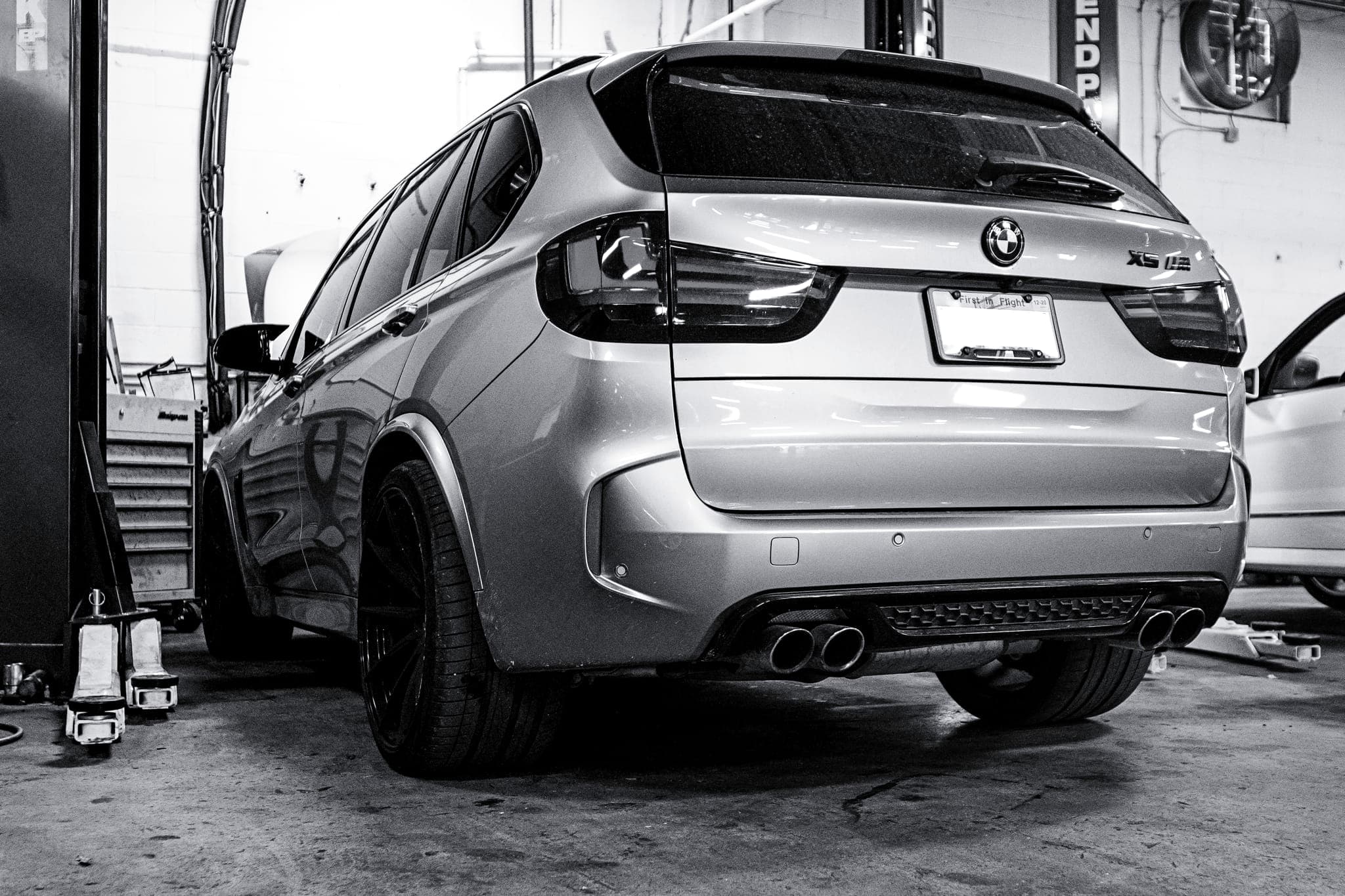 BMW X5 M gets fresh spark plugs and o2 sensors