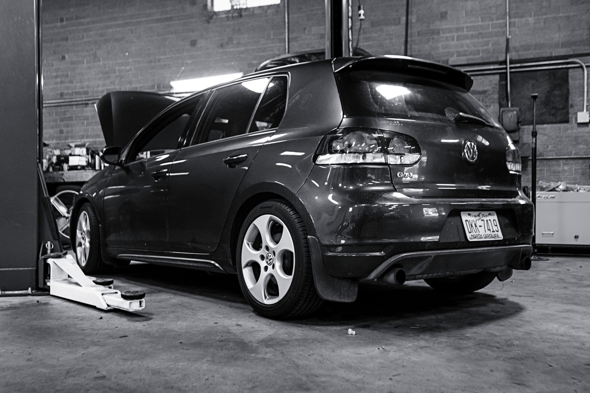 VW GTI in for clutch and rear main seal upgrades at Eurowise