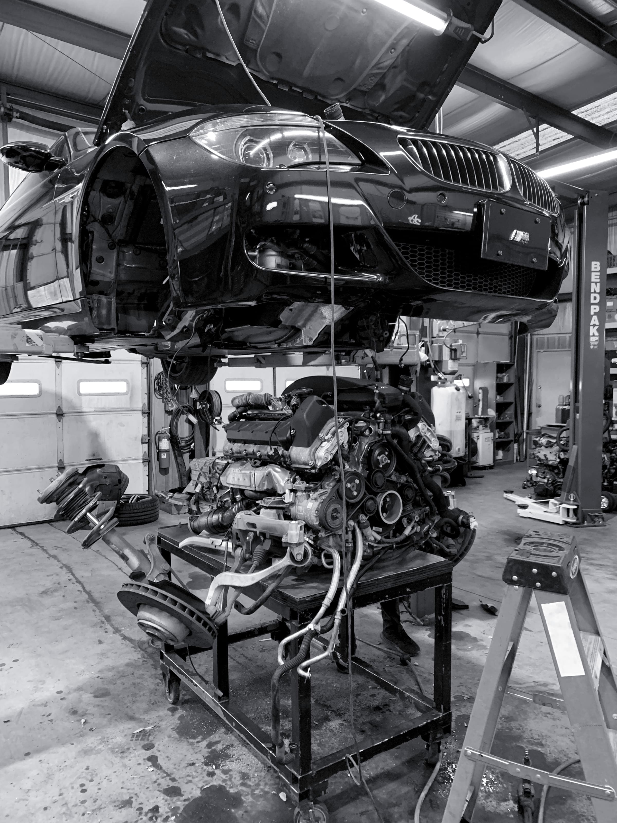Bmw M6 engine replacement