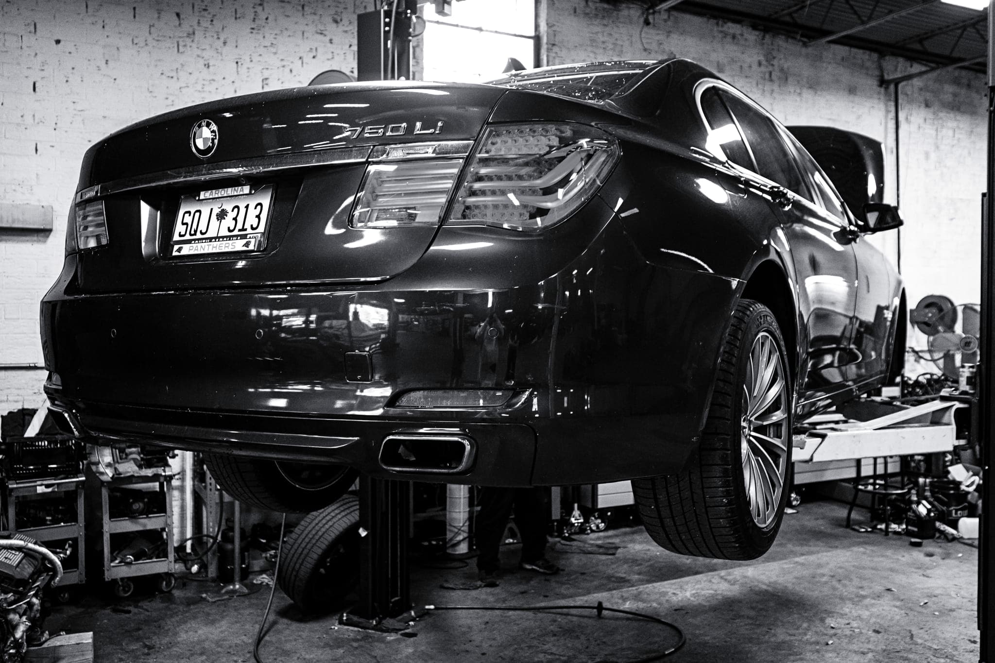 BMW 750 Li Brake Service & Control Arm Replacement