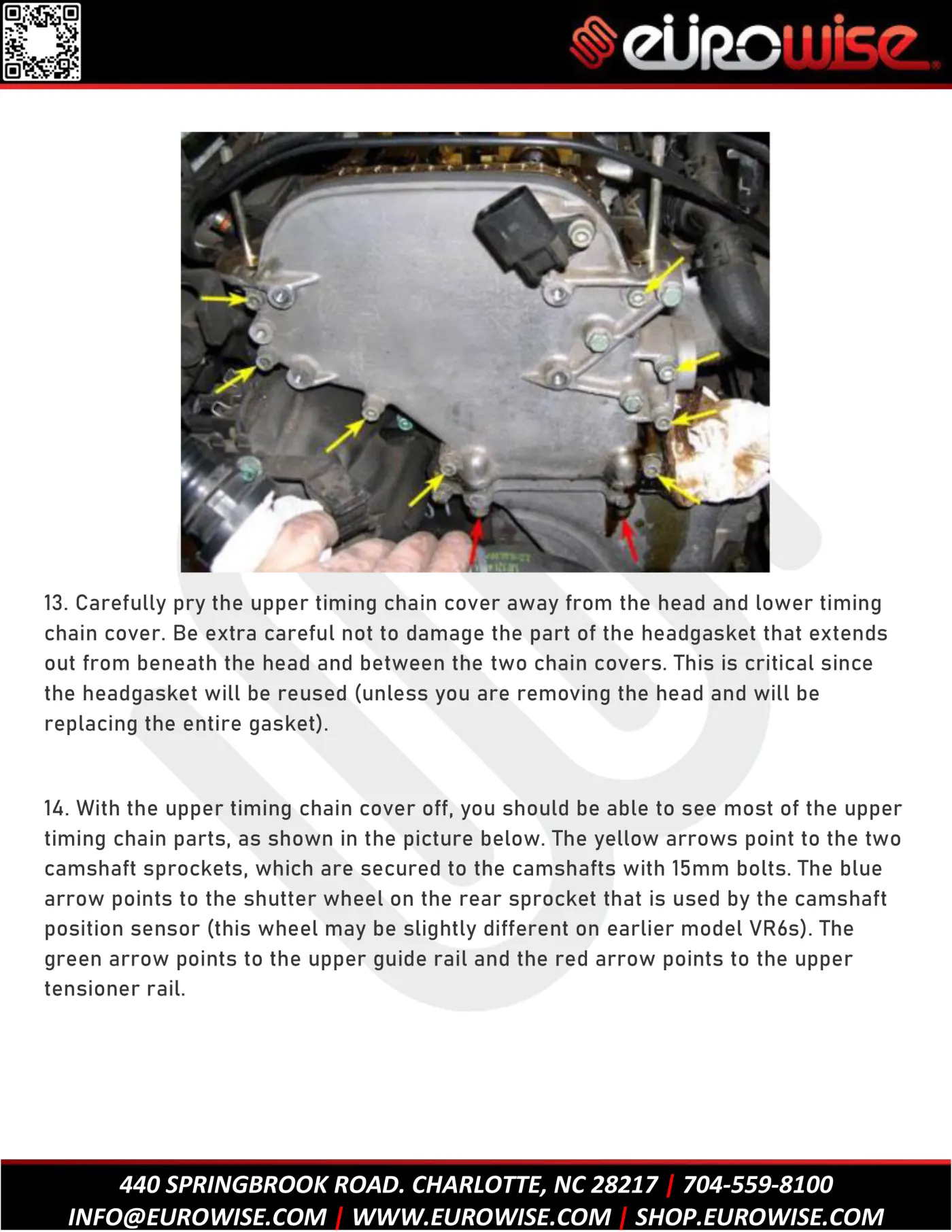 12V VR6 TIMING CHAIN AND GUIDES REPLACEMENT — page 14 of 45