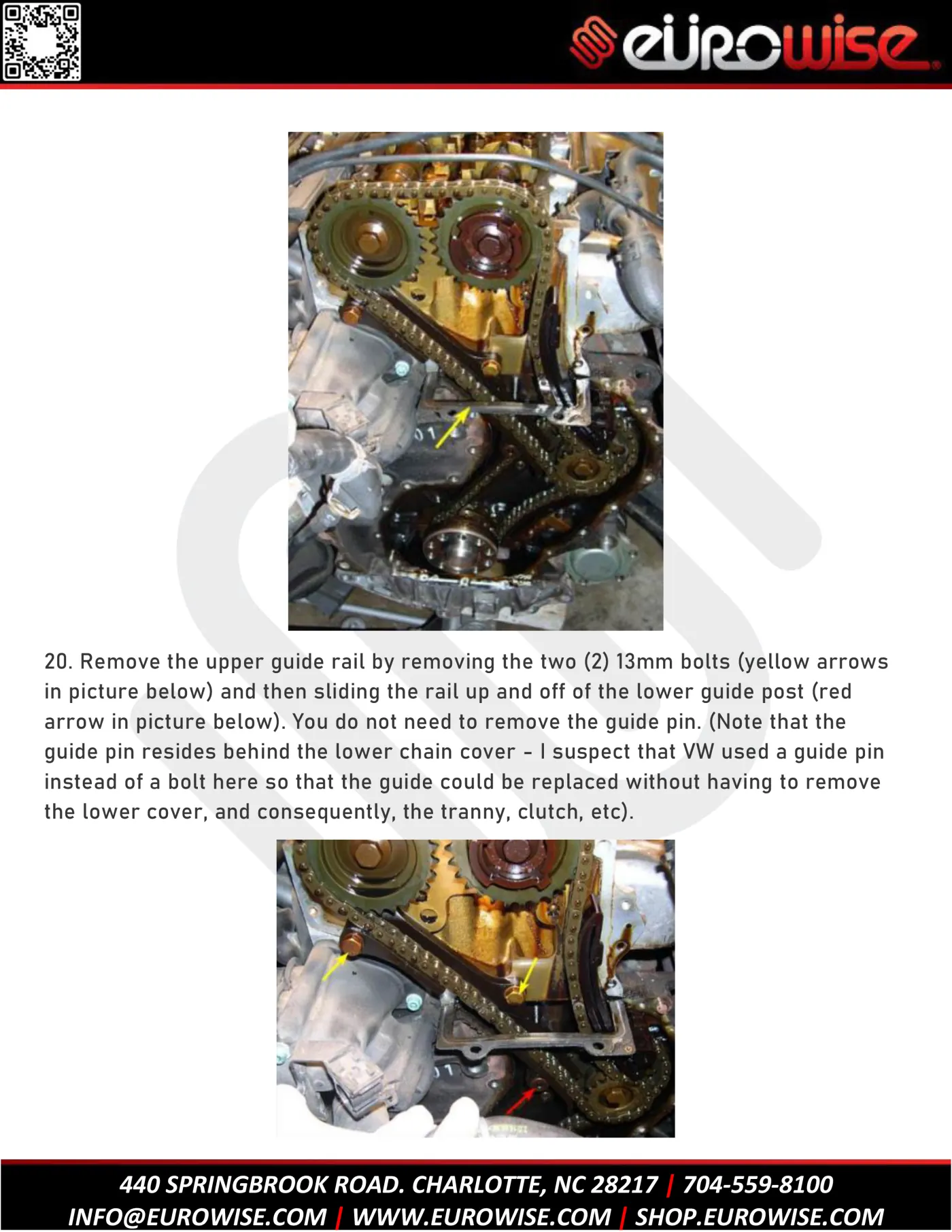 12V VR6 TIMING CHAIN AND GUIDES REPLACEMENT — page 17 of 45