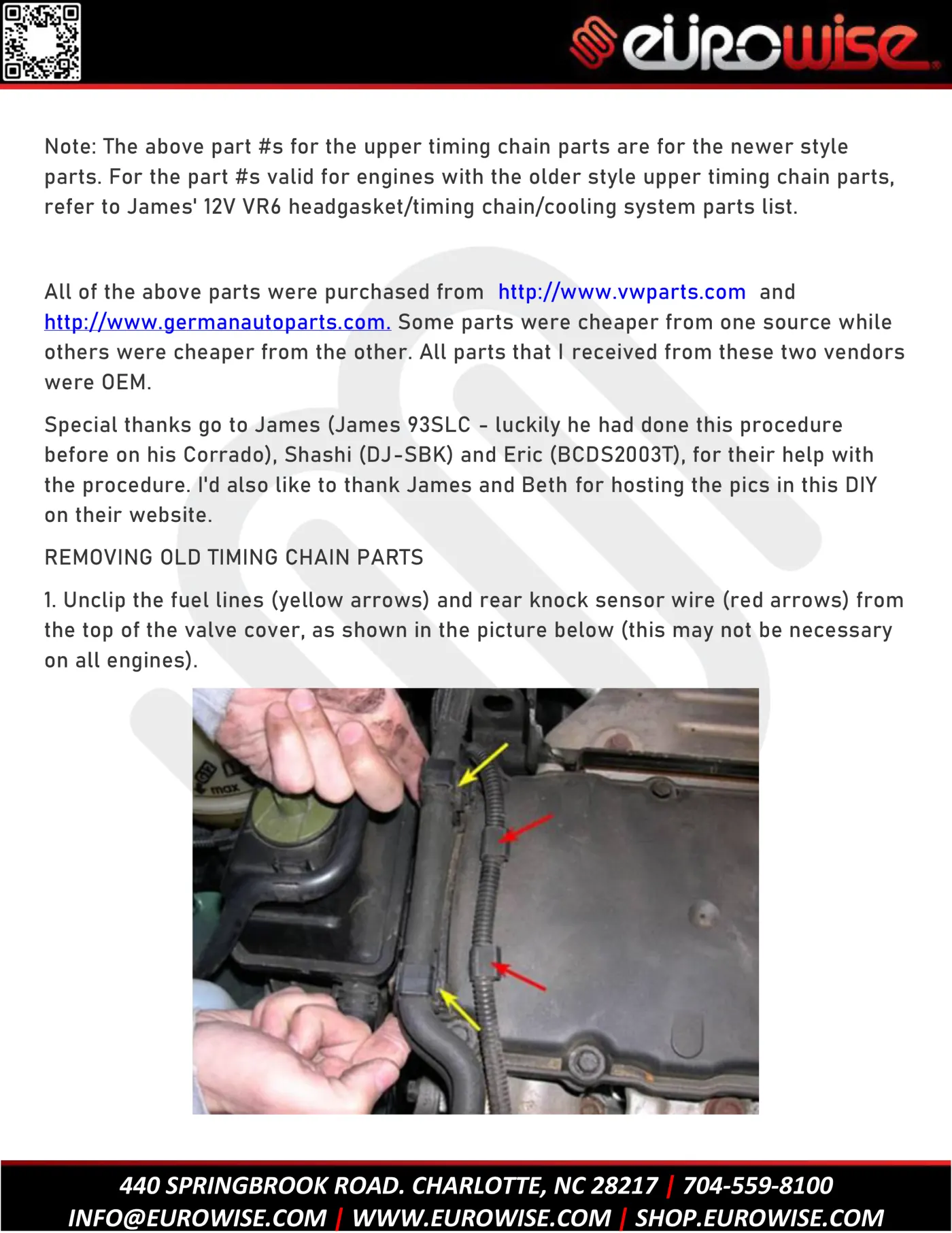 12V VR6 TIMING CHAIN AND GUIDES REPLACEMENT — page 6 of 45