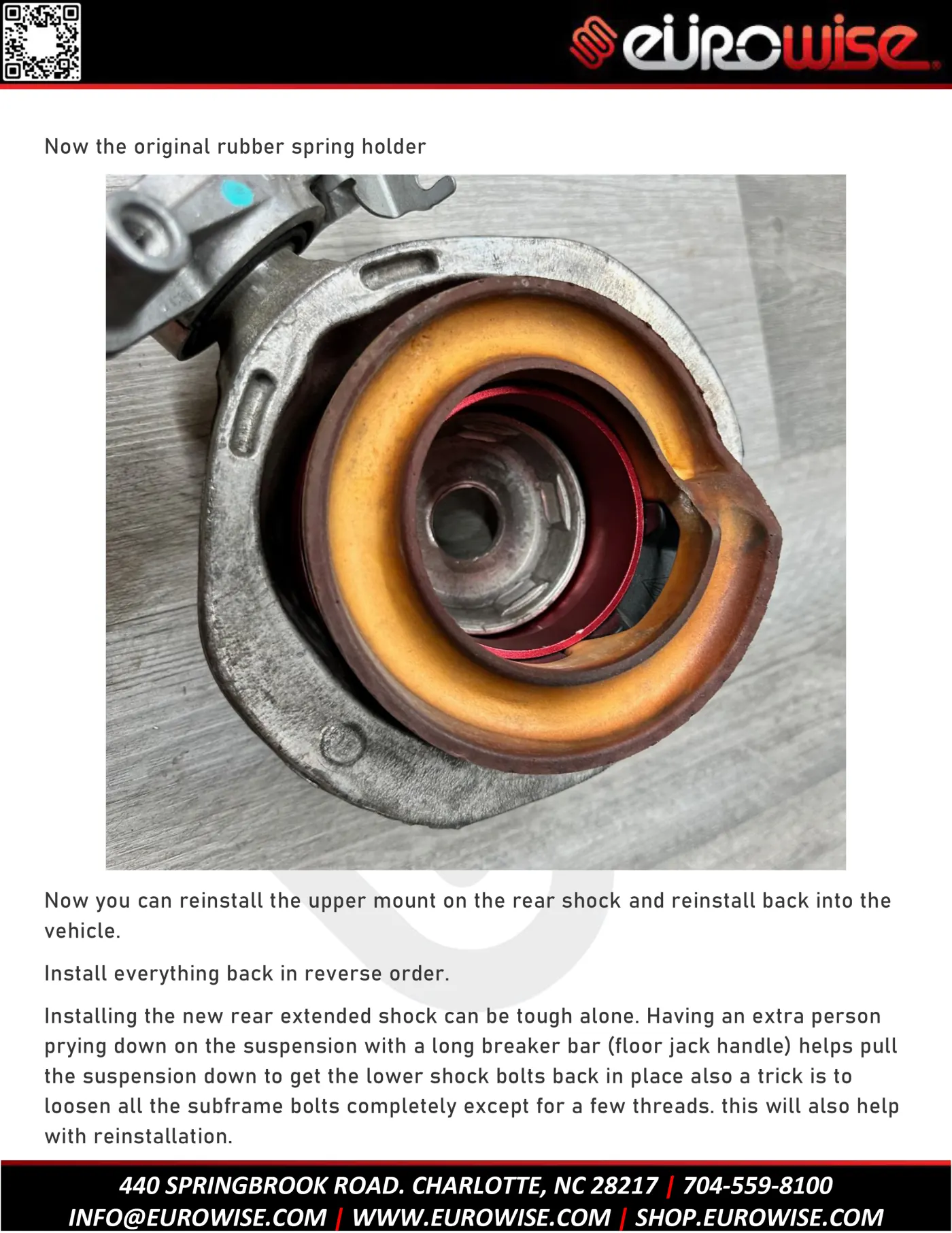 2011-2017 Cayenne & Touareg 2″ lift kit installation guide — page 13 of 21