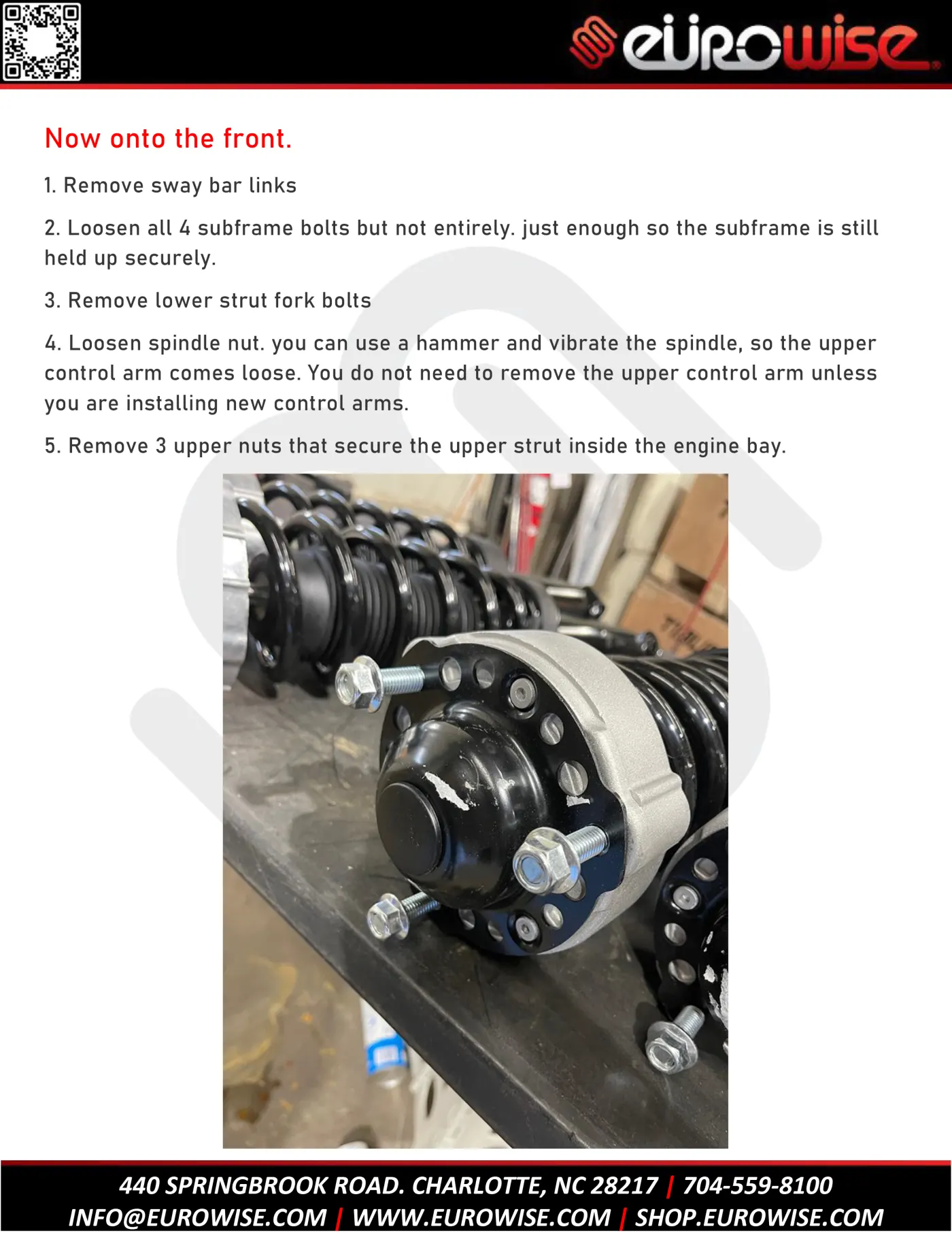 2011-2017 Cayenne & Touareg 2″ lift kit installation guide — page 14 of 21