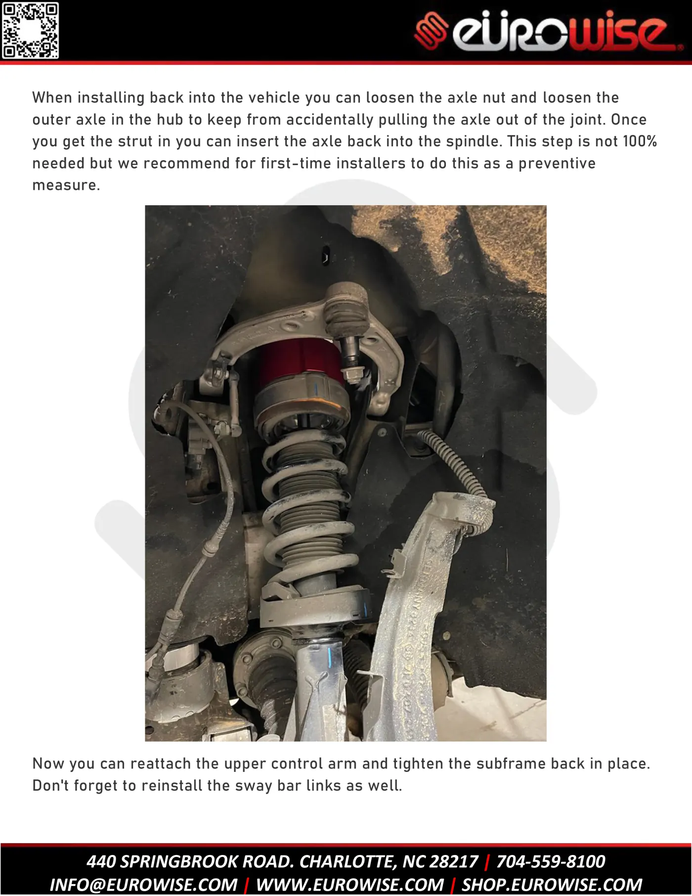 2011-2017 Cayenne & Touareg 2″ lift kit installation guide — page 17 of 21