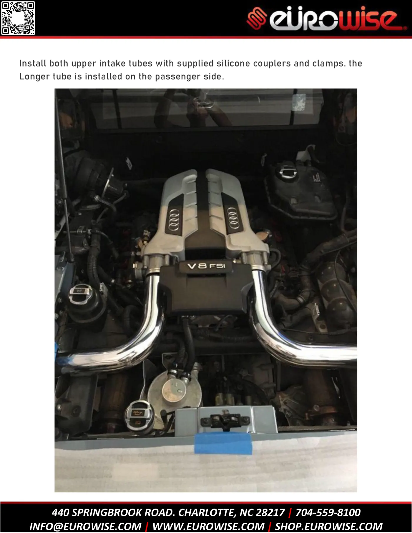 Audi R8 V8 / V10 intake installation — page 7 of 14