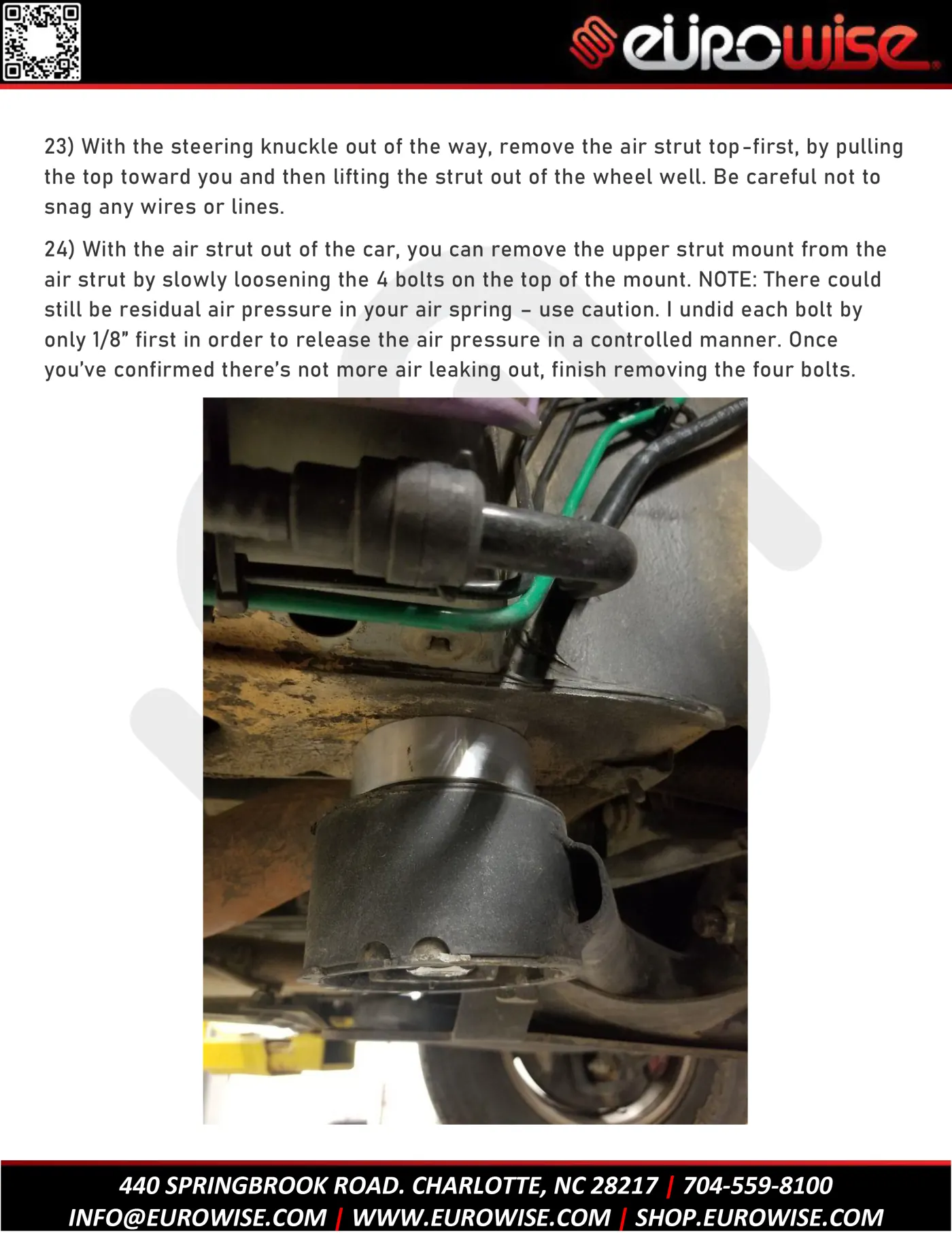 Cayenne / Touareg 3″ air suspension lift install guide — page 14 of 36