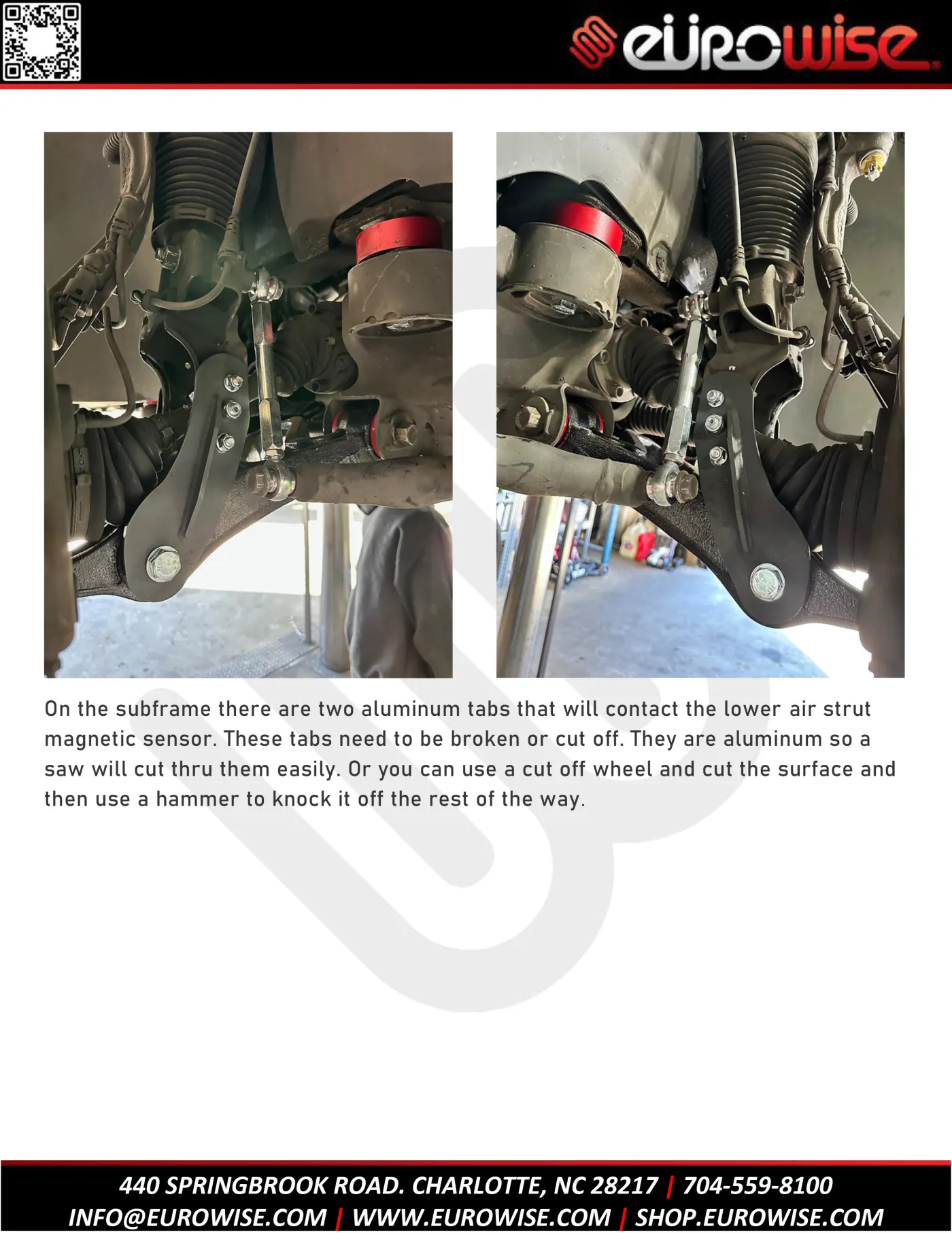 Cayenne / Touareg 3″ air suspension lift install guide — page 21 of 36