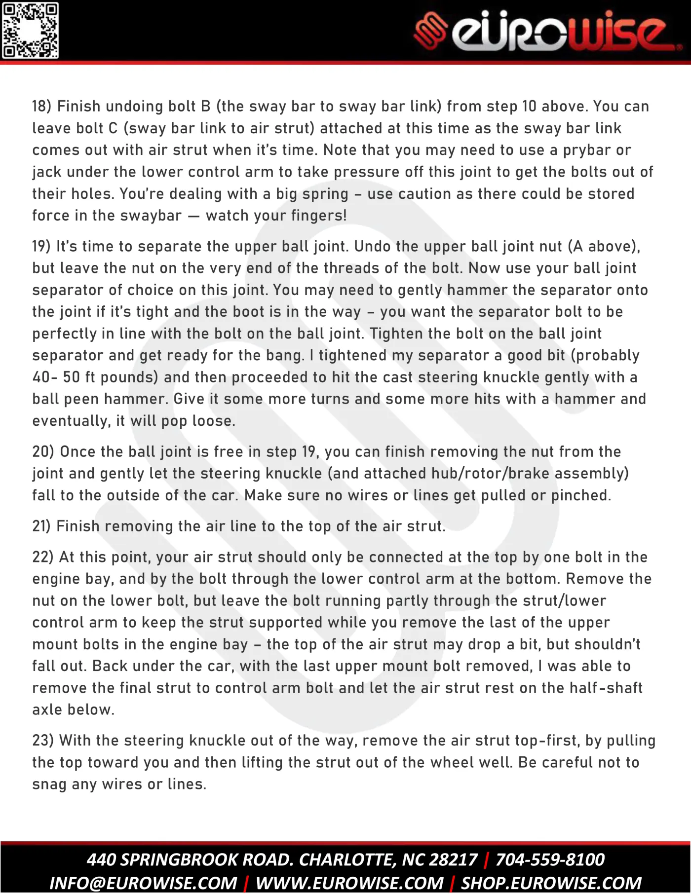 Cayenne / Touareg Upper control arm installation — page 12 of 13