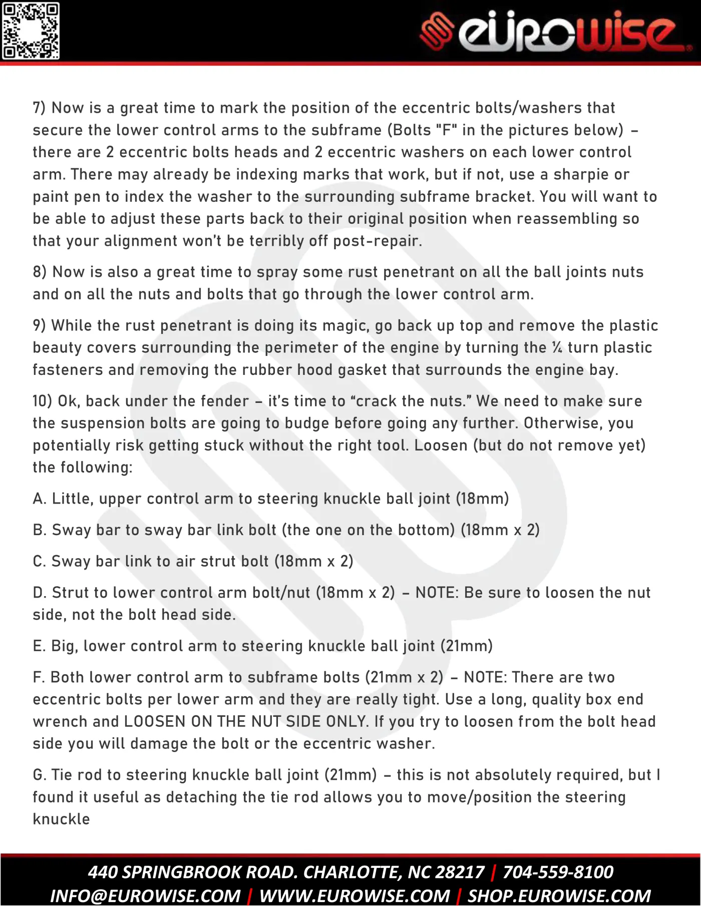 Cayenne / Touareg Upper control arm installation — page 3 of 13