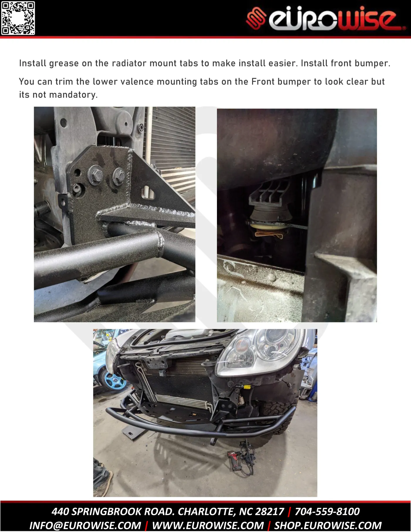 Cayenne Tubular Front bumper install 2004-2010 — page 11 of 12