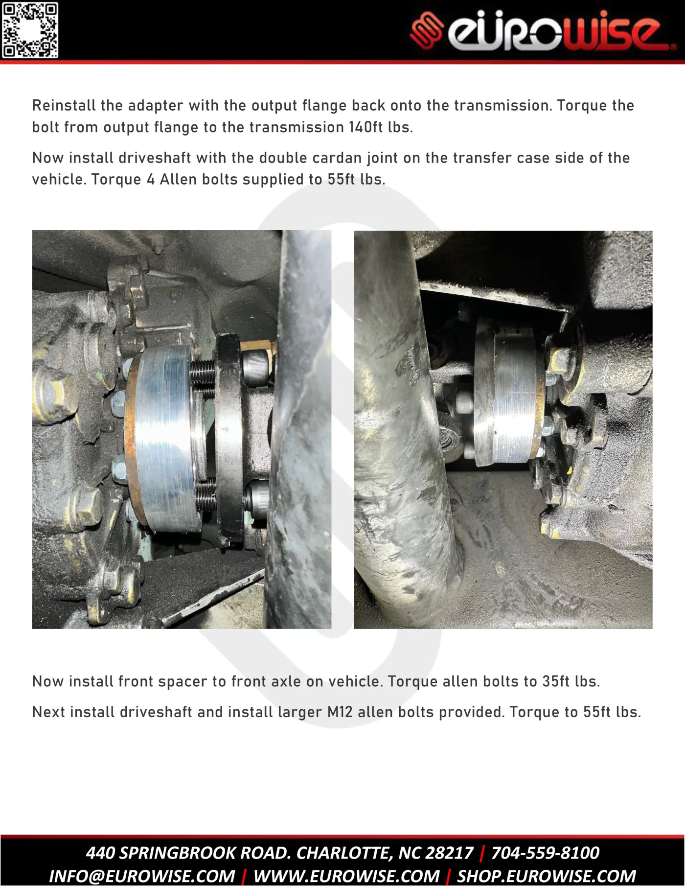Double Cardan front driveshaft installation — page 5 of 7