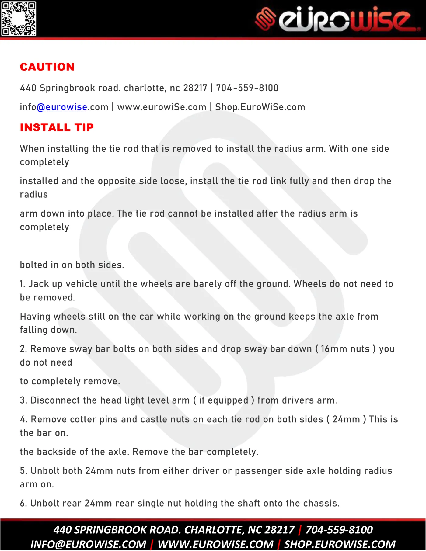 Eurowise Gwagen / w463 radius arm installation — page 2 of 3