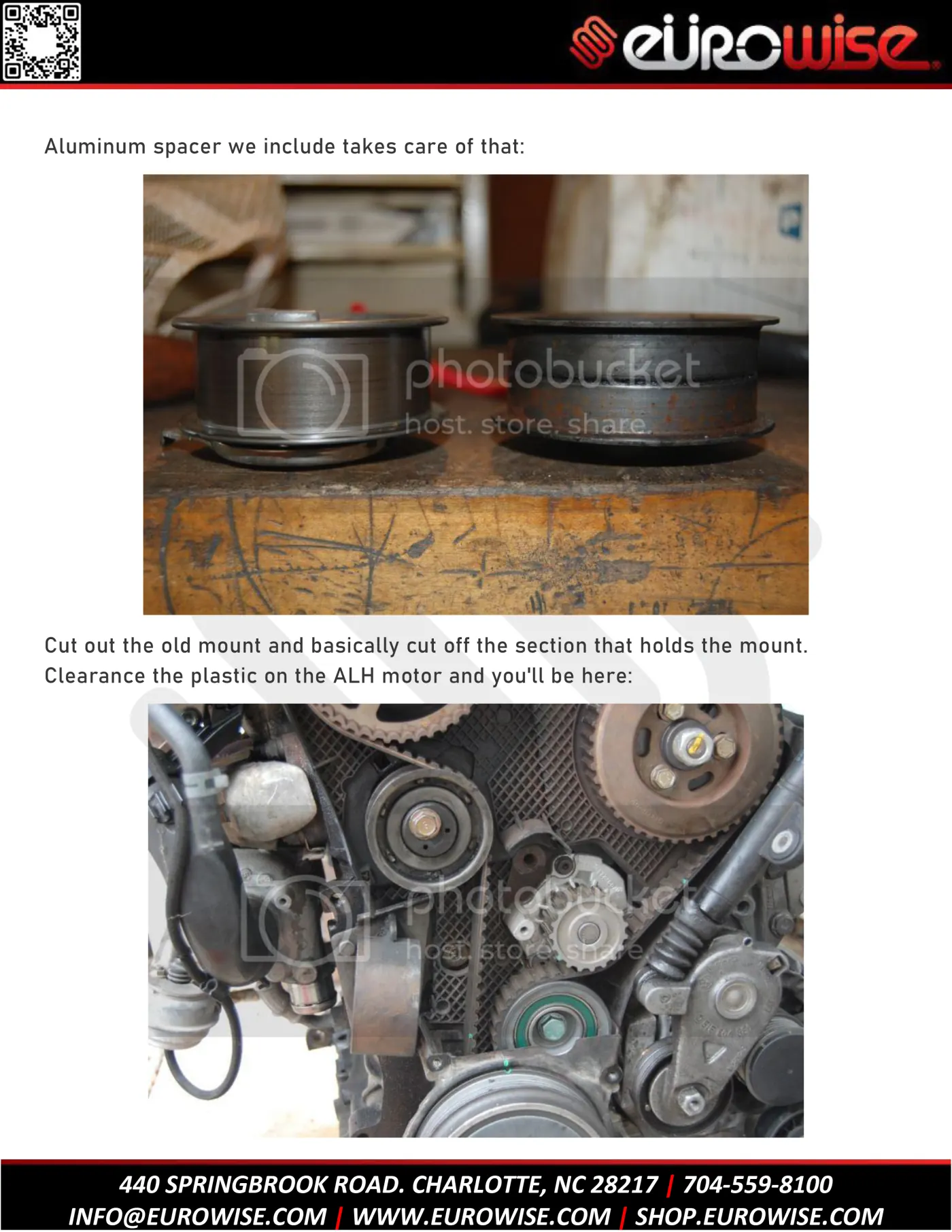 Eurowise – MK1 1.8t / AEG / FSI engine mount conversion kit guide — page 6 of 8