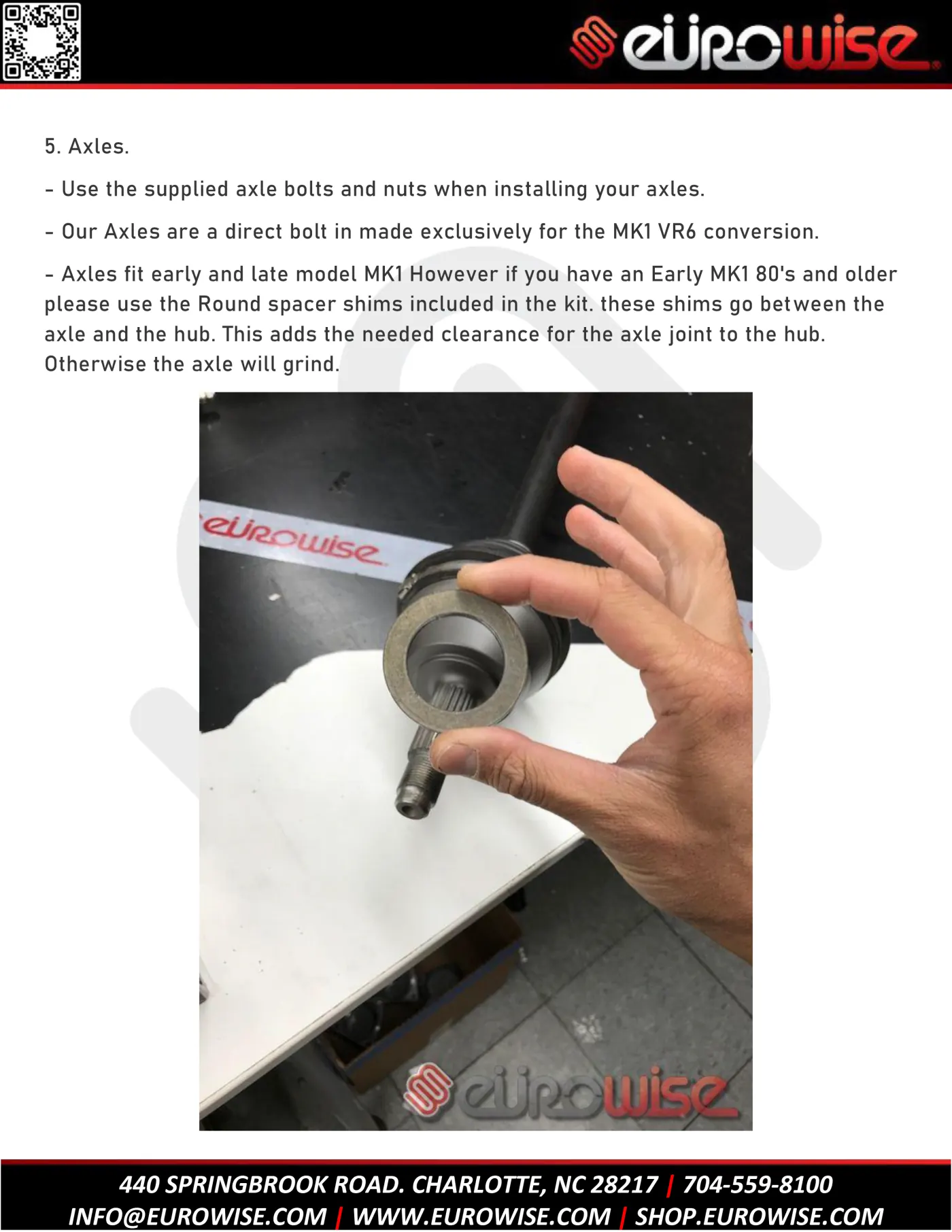 Eurowise MK1 VR6 Conversion Kit Install Guide — page 10 of 25