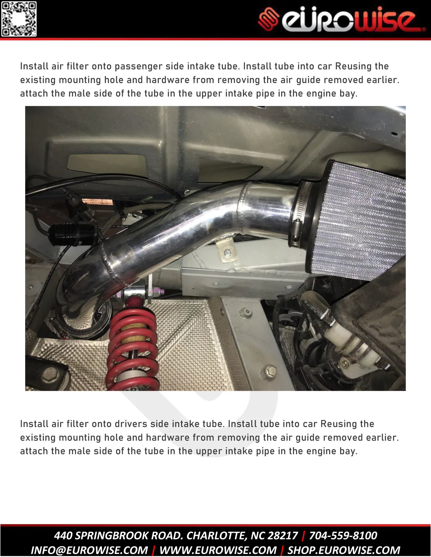 Eurowise R8 intake installation DIY — page 10 of 12