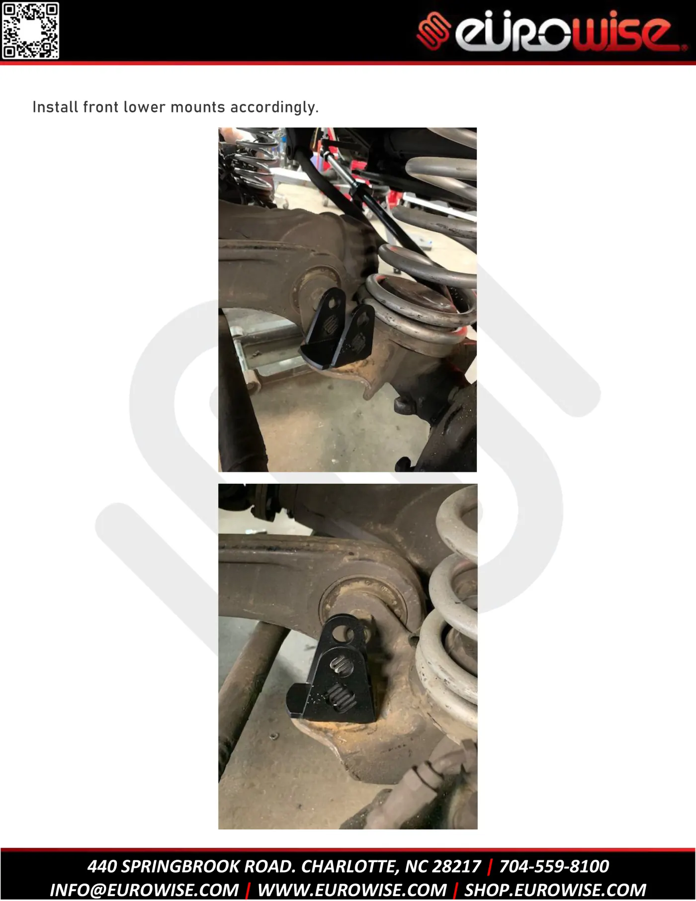 G-Class Fox front shock bracket install — page 2 of 4