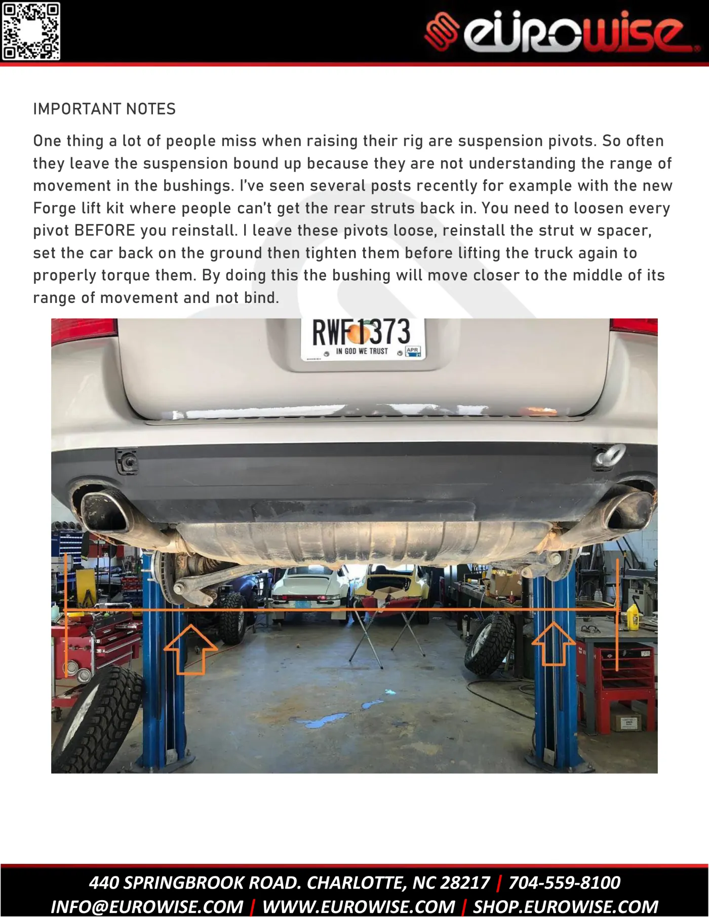 Gen 1 Cayenne/Touareg 2.5″ Lift Kit V2 Installation guide — page 17 of 21
