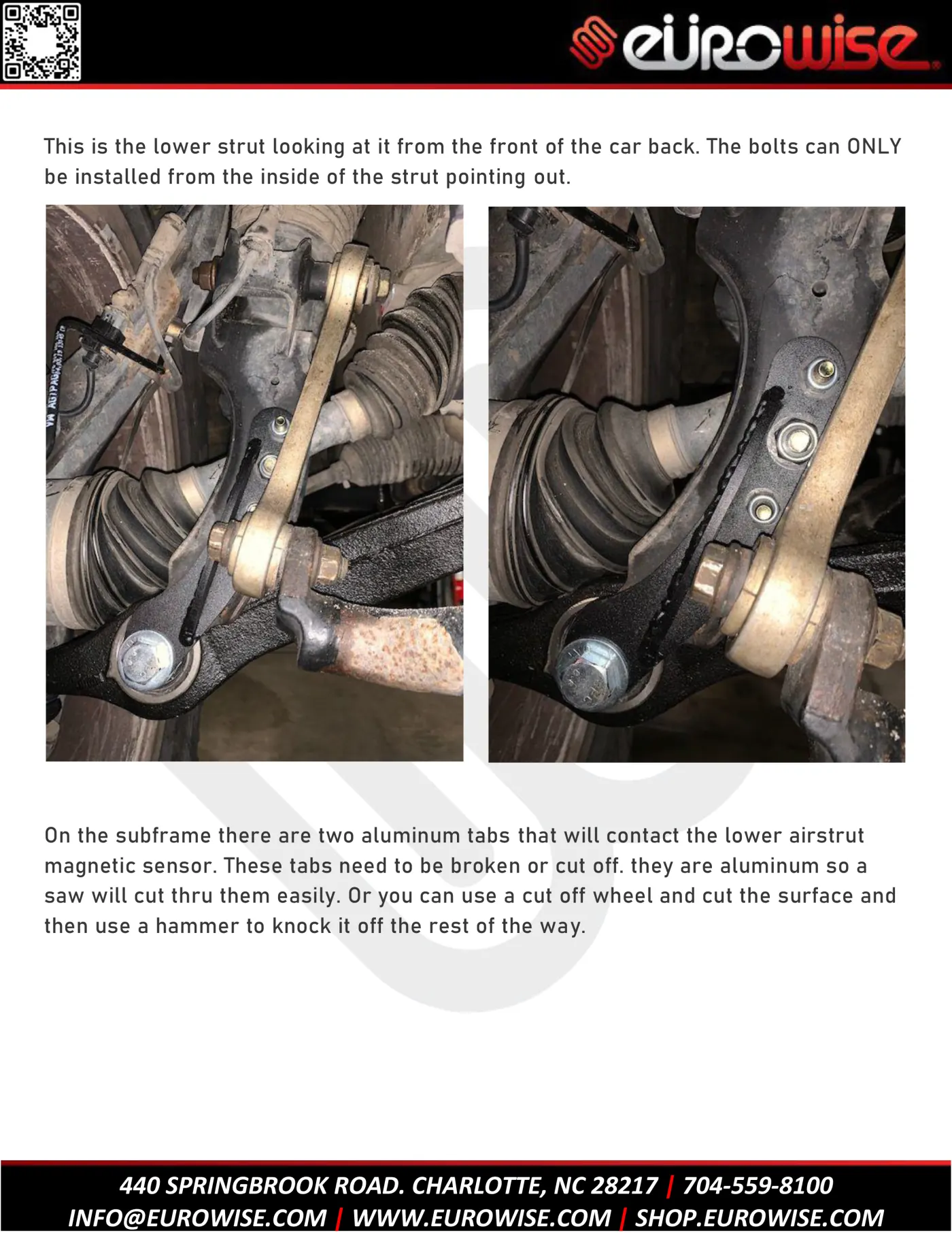 Gen 1 Cayenne/Touareg 2.5″ Lift Kit V2 Installation guide — page 4 of 21