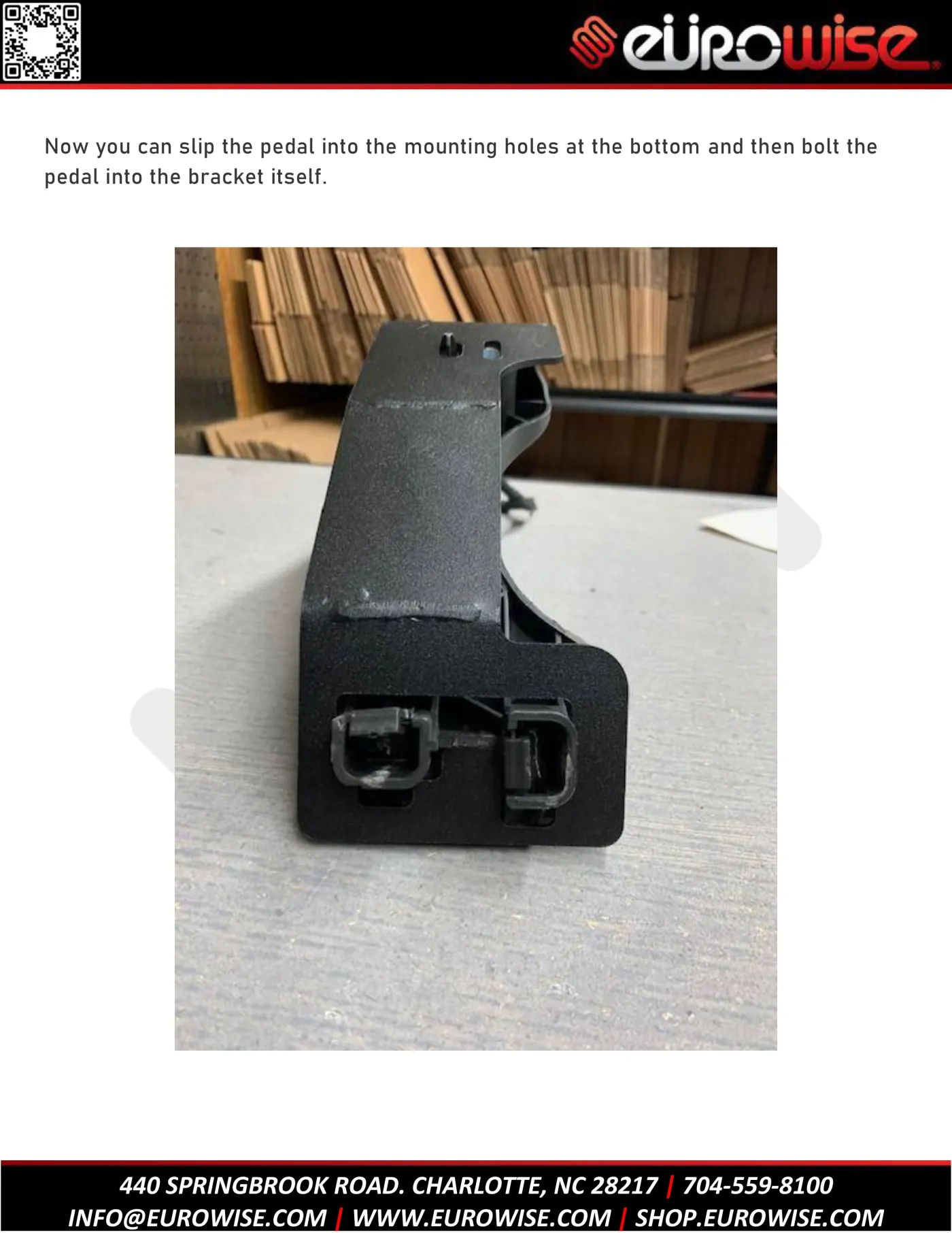 MK1 3.6 / MK6 pedal adapter bracket install — page 7 of 8