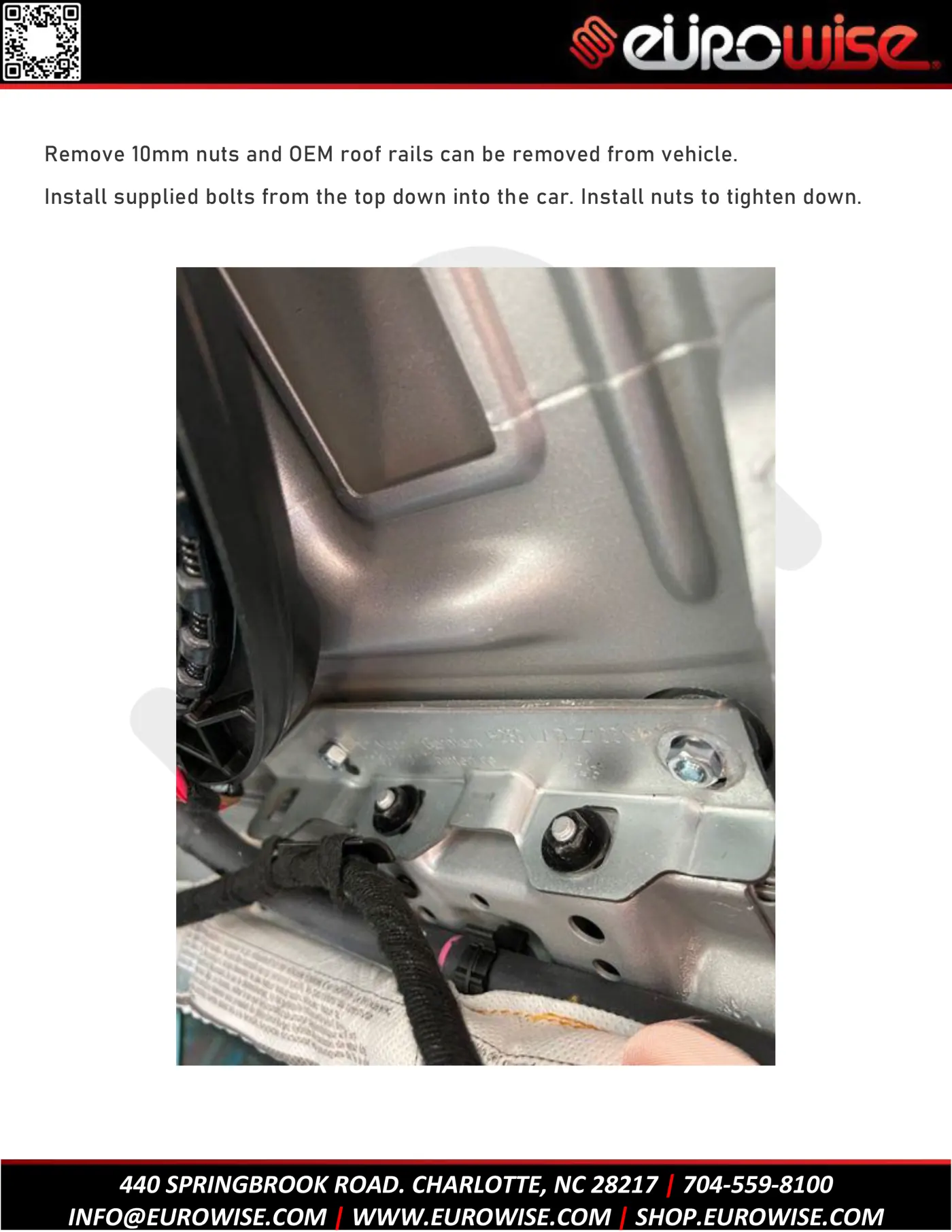 T3 Modular roof rack installation guide — page 7 of 12