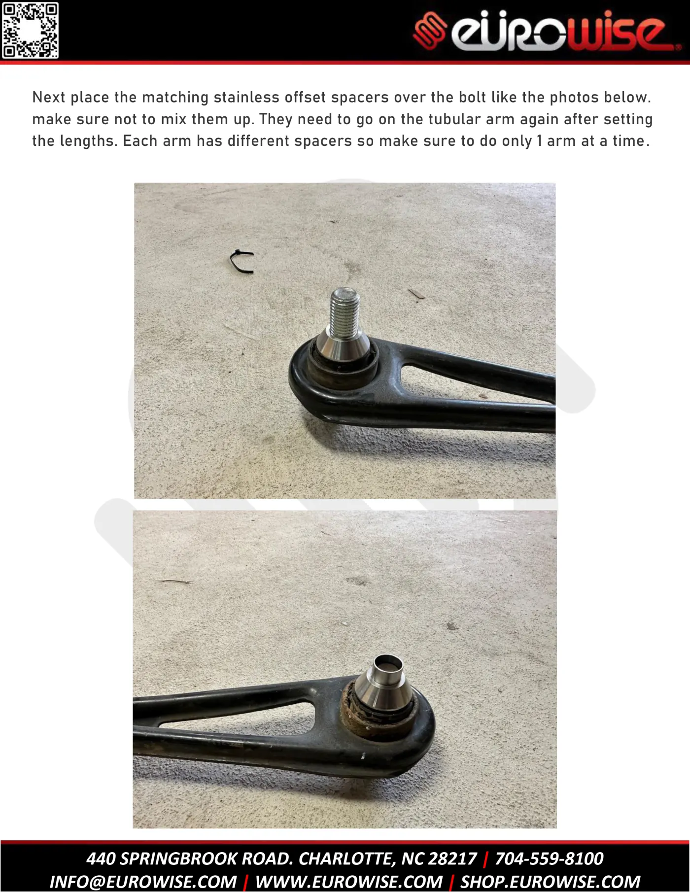 Spherical / Tubular rear control Arm Install Guide ( Cayenne, Touareg, Q7 — page 2 of 6
