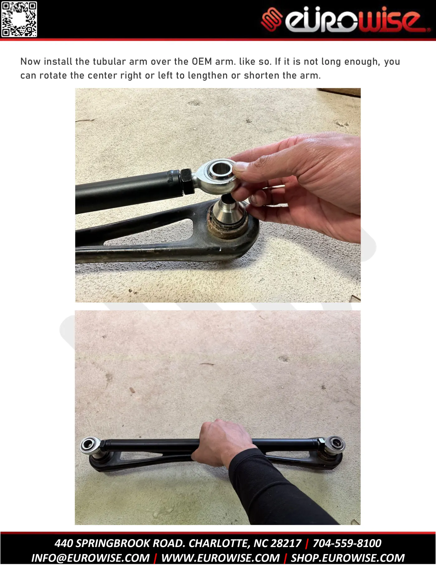 Spherical / Tubular rear control Arm Install Guide ( Cayenne, Touareg, Q7 — page 3 of 6