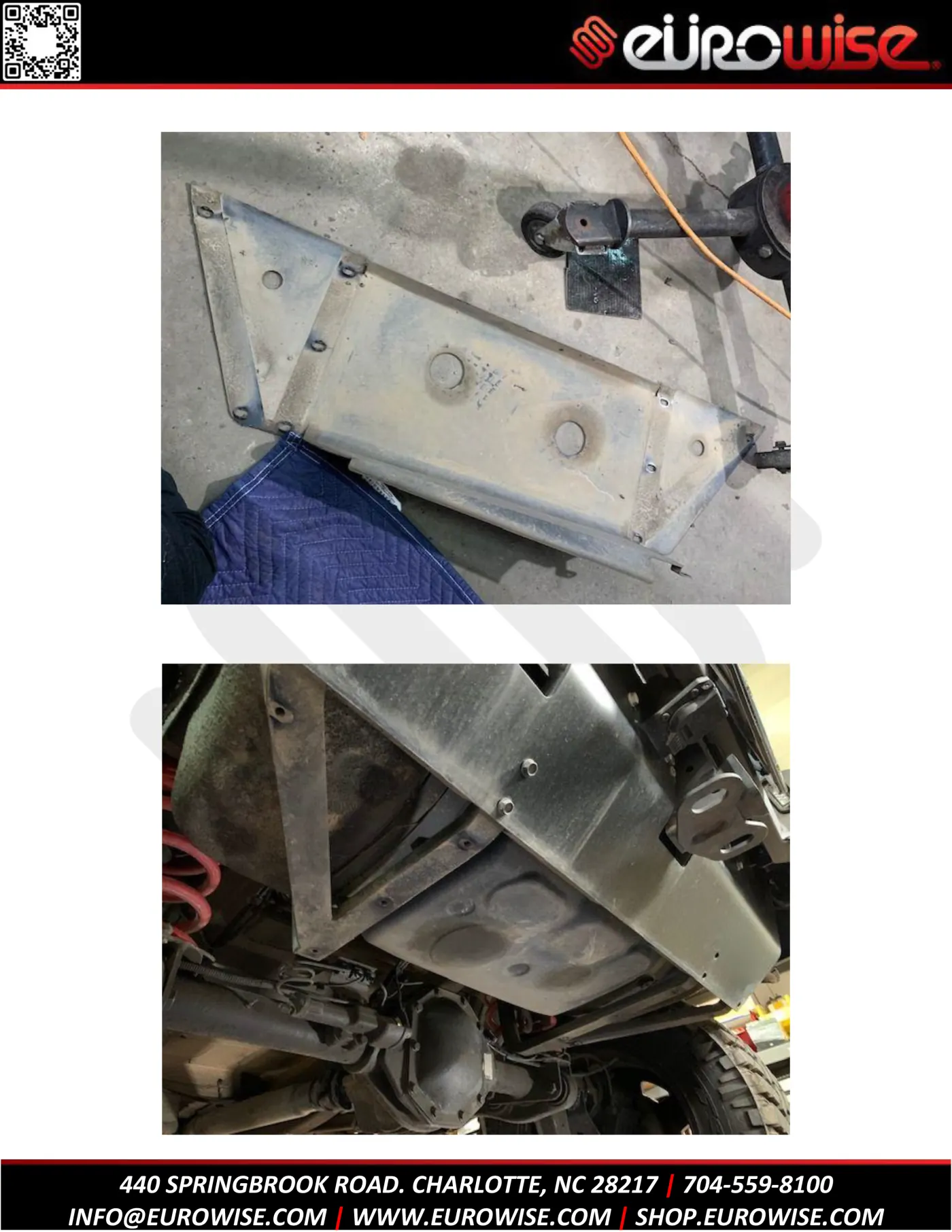 W463 front and rear pan hard bar installation — page 4 of 7