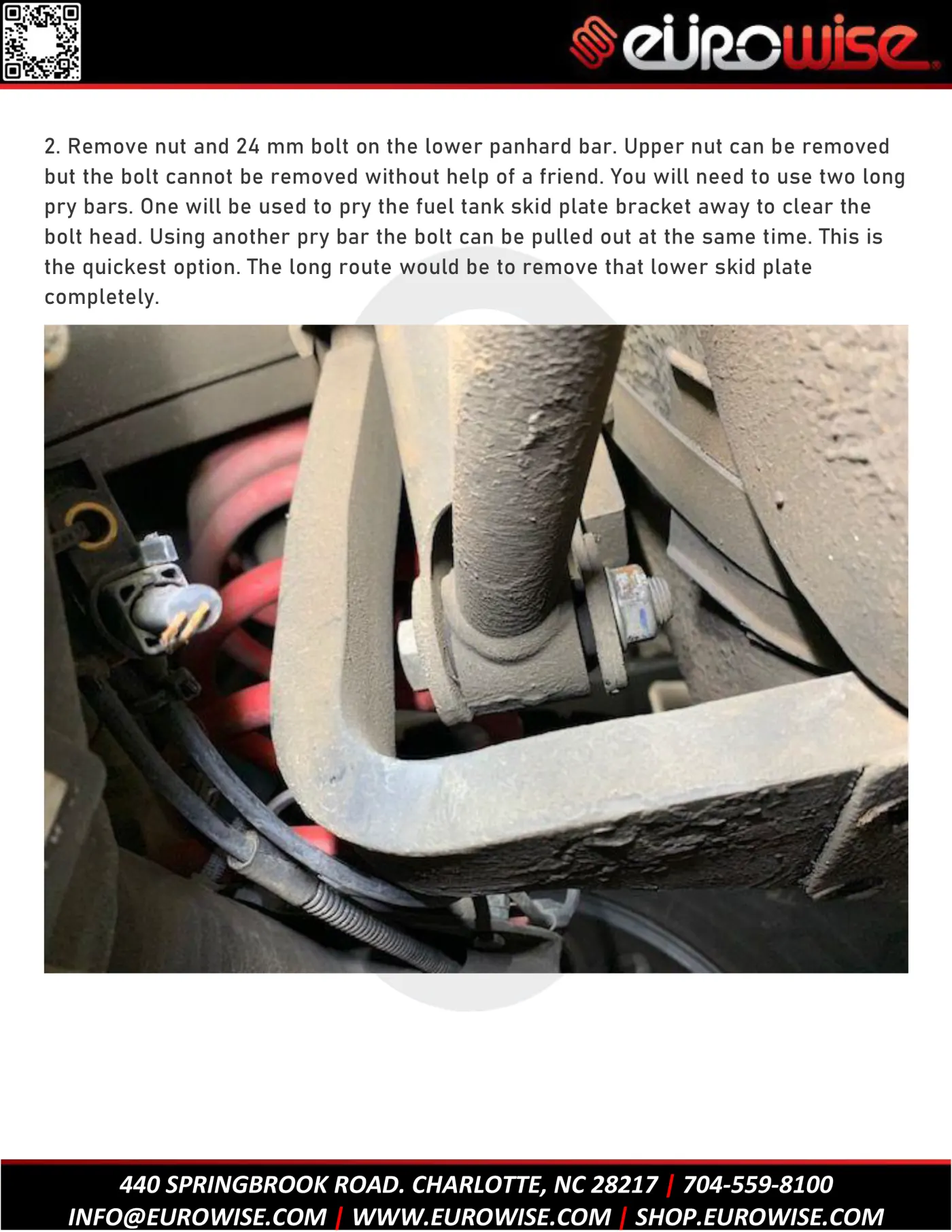 W463 front and rear pan hard bar installation — page 5 of 7