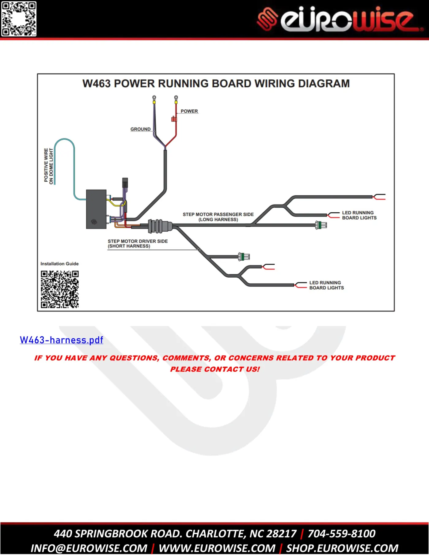 Eurowise G Wagon Electric Step Instructions ( W463 ) — page 21 of 21