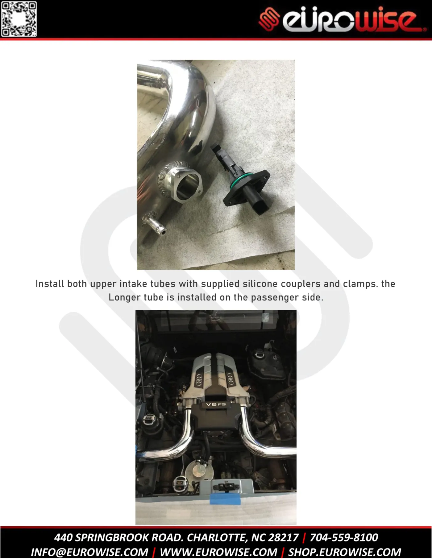 Eurowise R8 intake installation DIY — page 6 of 12