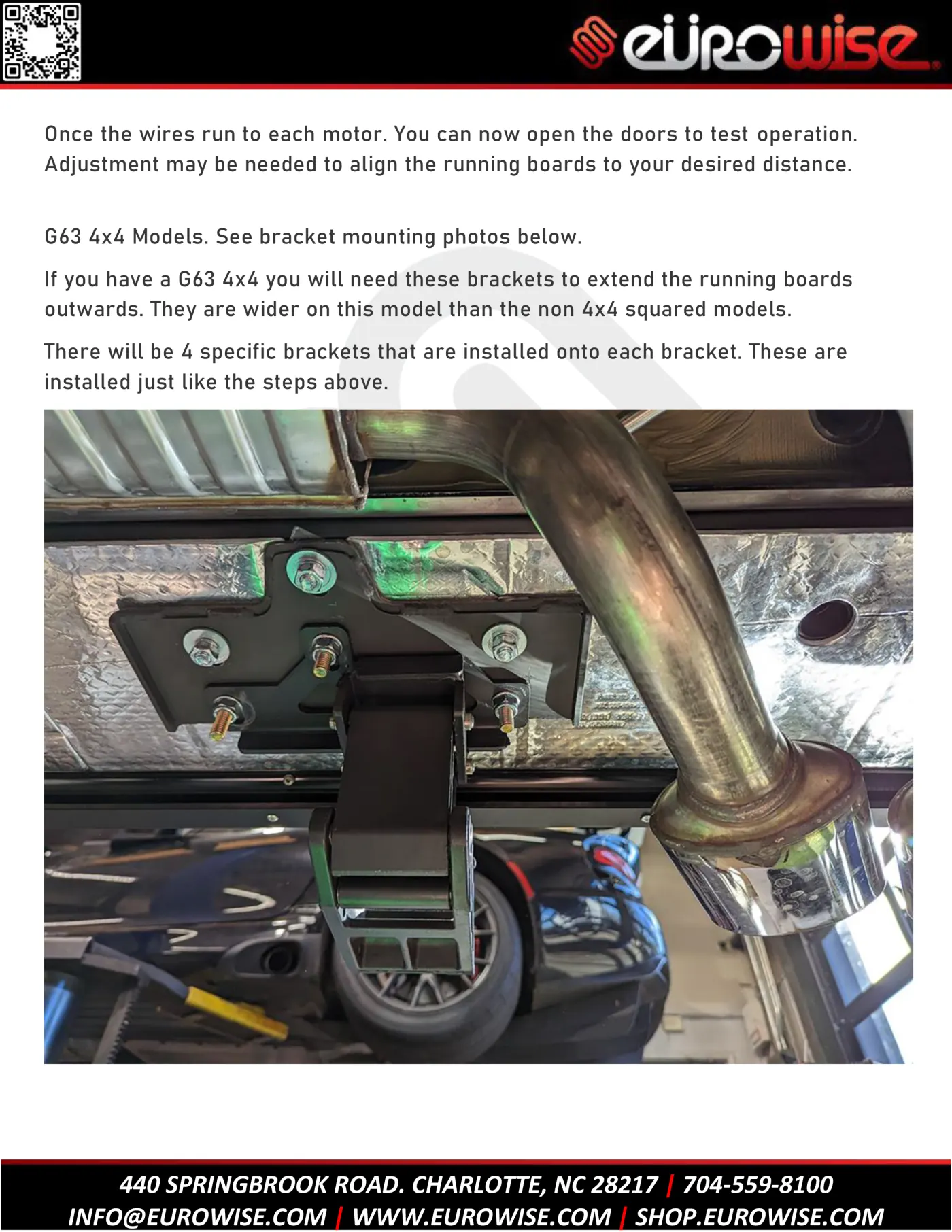 Mercedes G-Class G63 4×4 2019+ Power Running Board Installation Guide — page 23 of 31