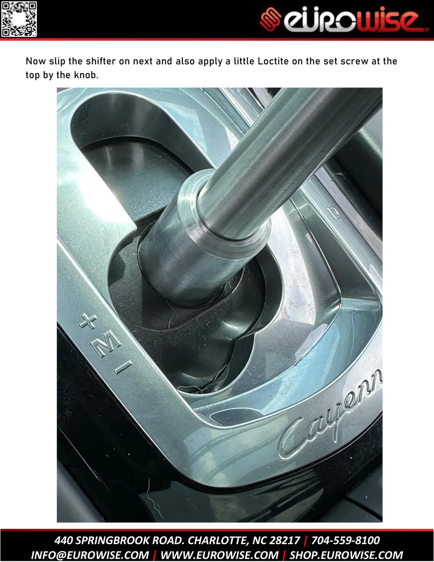 Gen 2 958 Shift Knob Installation — page 7 of 8