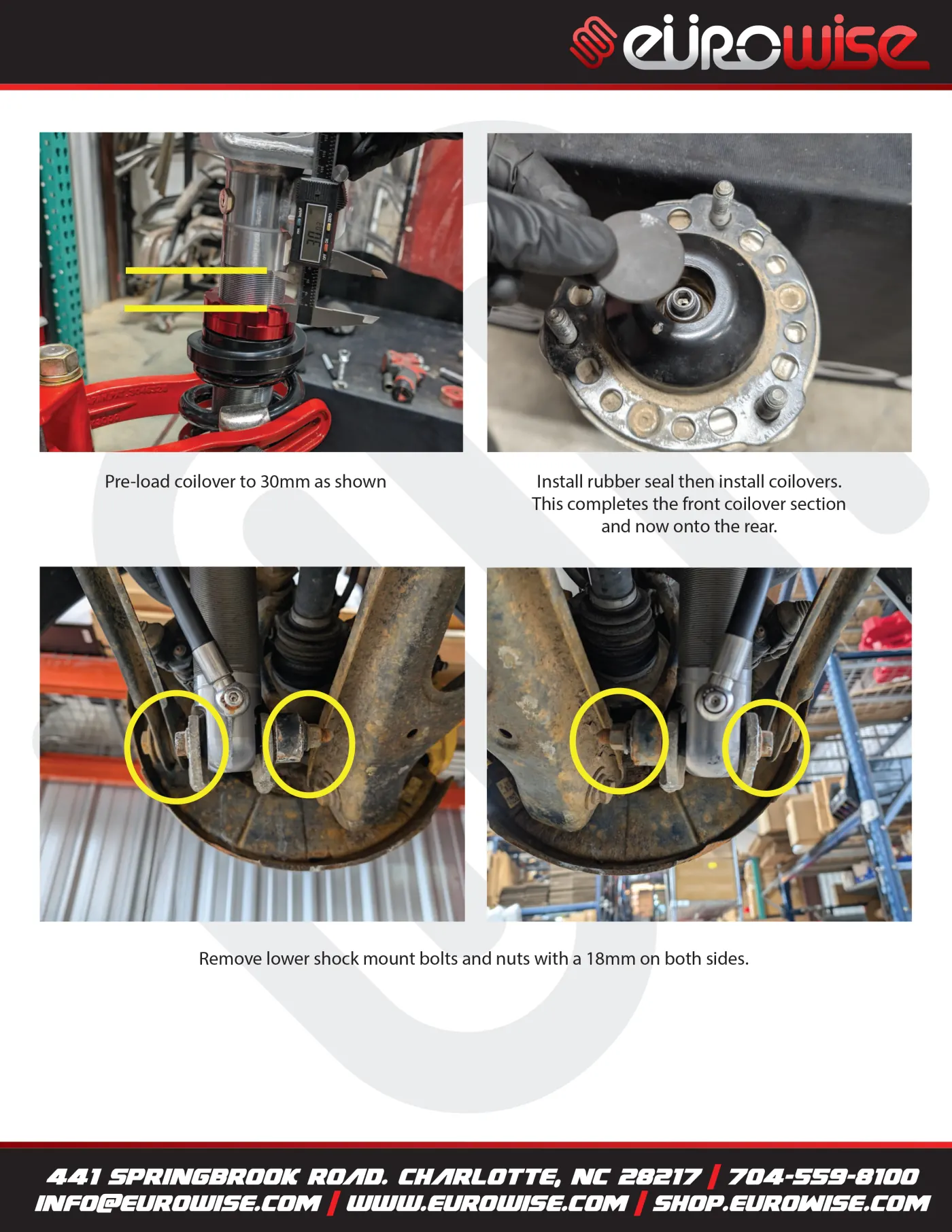 Gen 2 958-T3 EXD Coilover Install Manual — page 8 of 14
