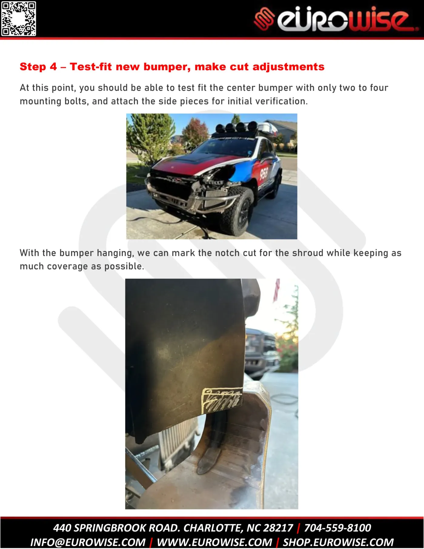 Gen 2 958.2 Cayenne Front Bumper Installation Guide — page 14 of 34