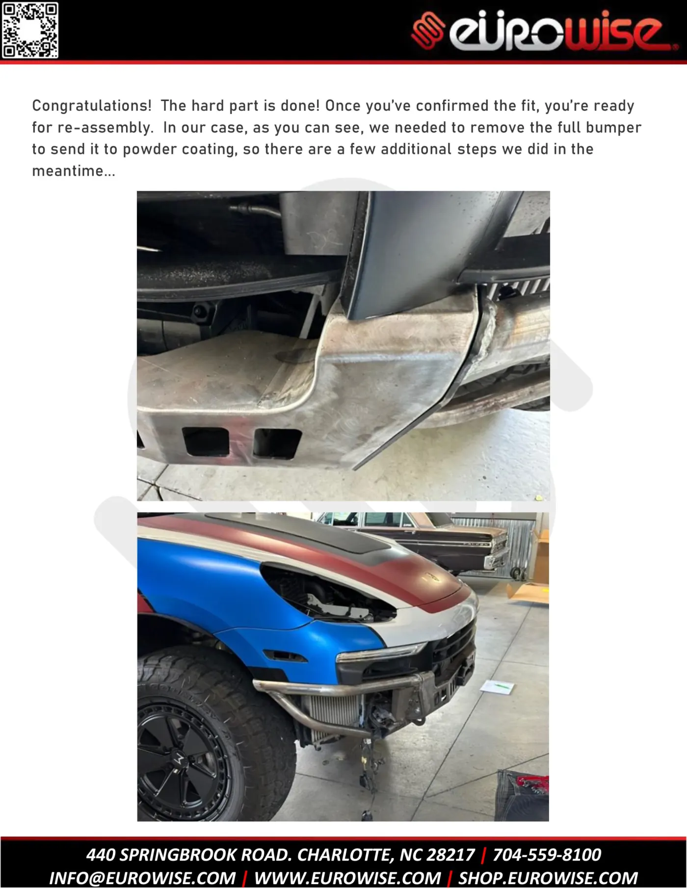 Gen 2 958.2 Cayenne Front Bumper Installation Guide — page 32 of 34