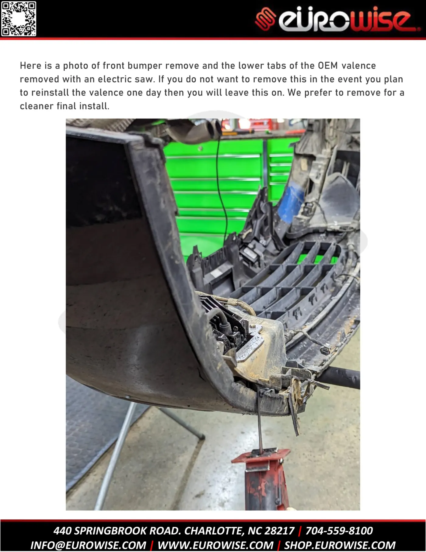 Gen 2 Eurowise 958 and 958.2 Front Bumper Installation Guide — page 6 of 33