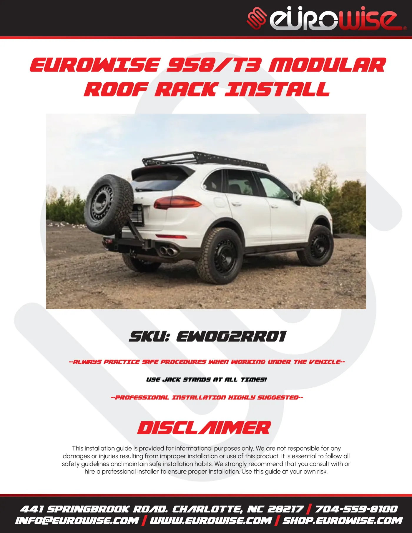 T3 Touareg / 958 Cayenne Modular Roof Rack install ( 2011-2017 ) — page 1 of 14
