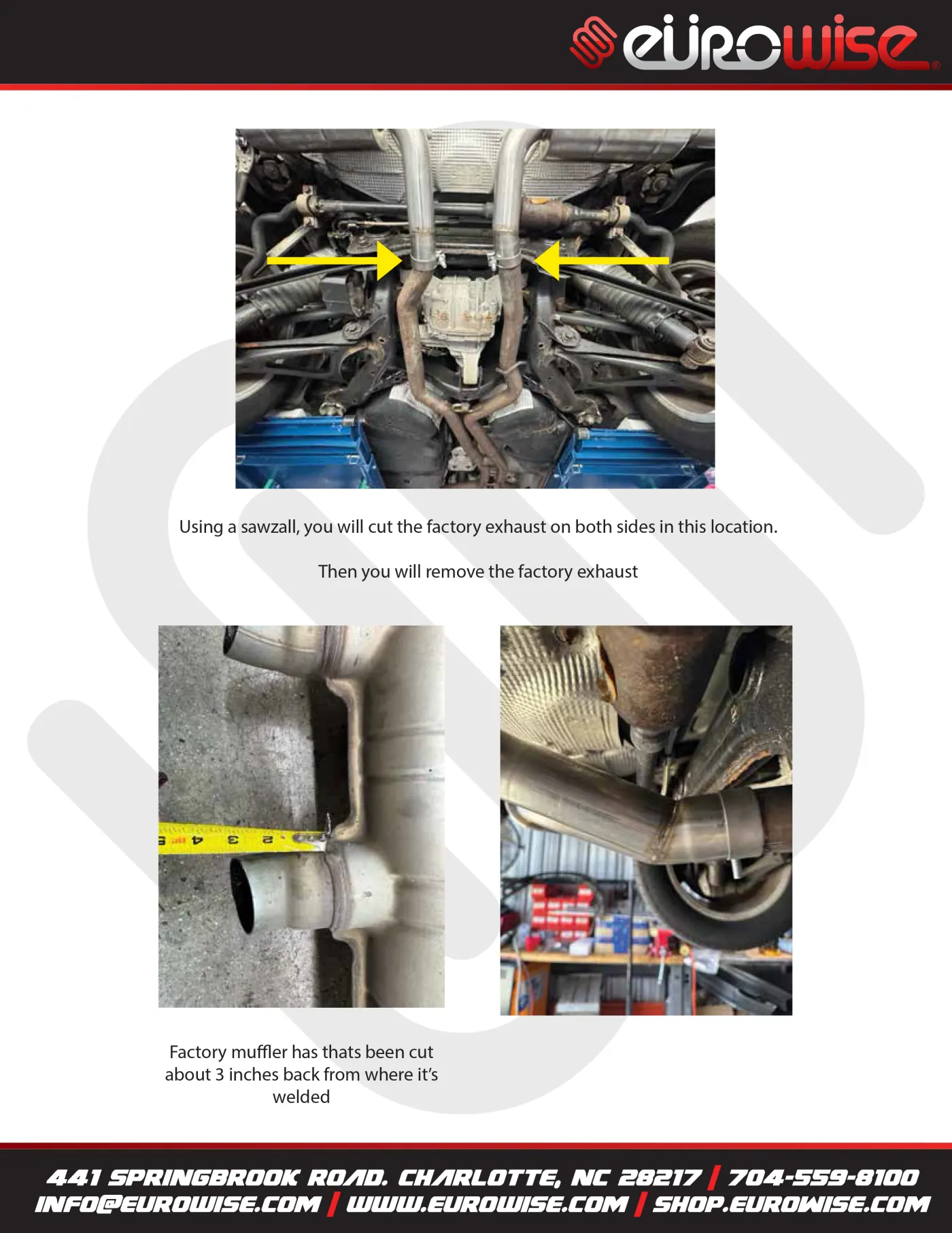 Eurowise 958 Trail Blazer Exhaust Install Manual — page 2 of 7