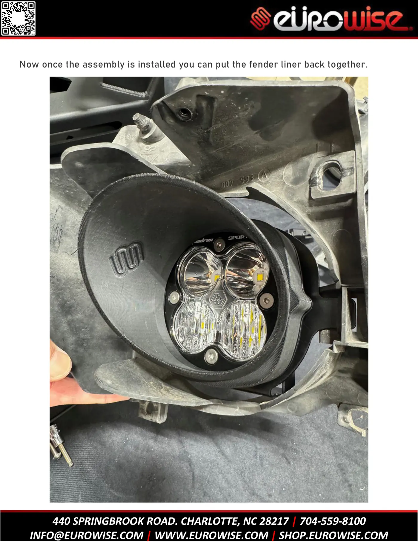 Eurowise Cayenne 957 Pocket Fog Light Installation — page 9 of 14
