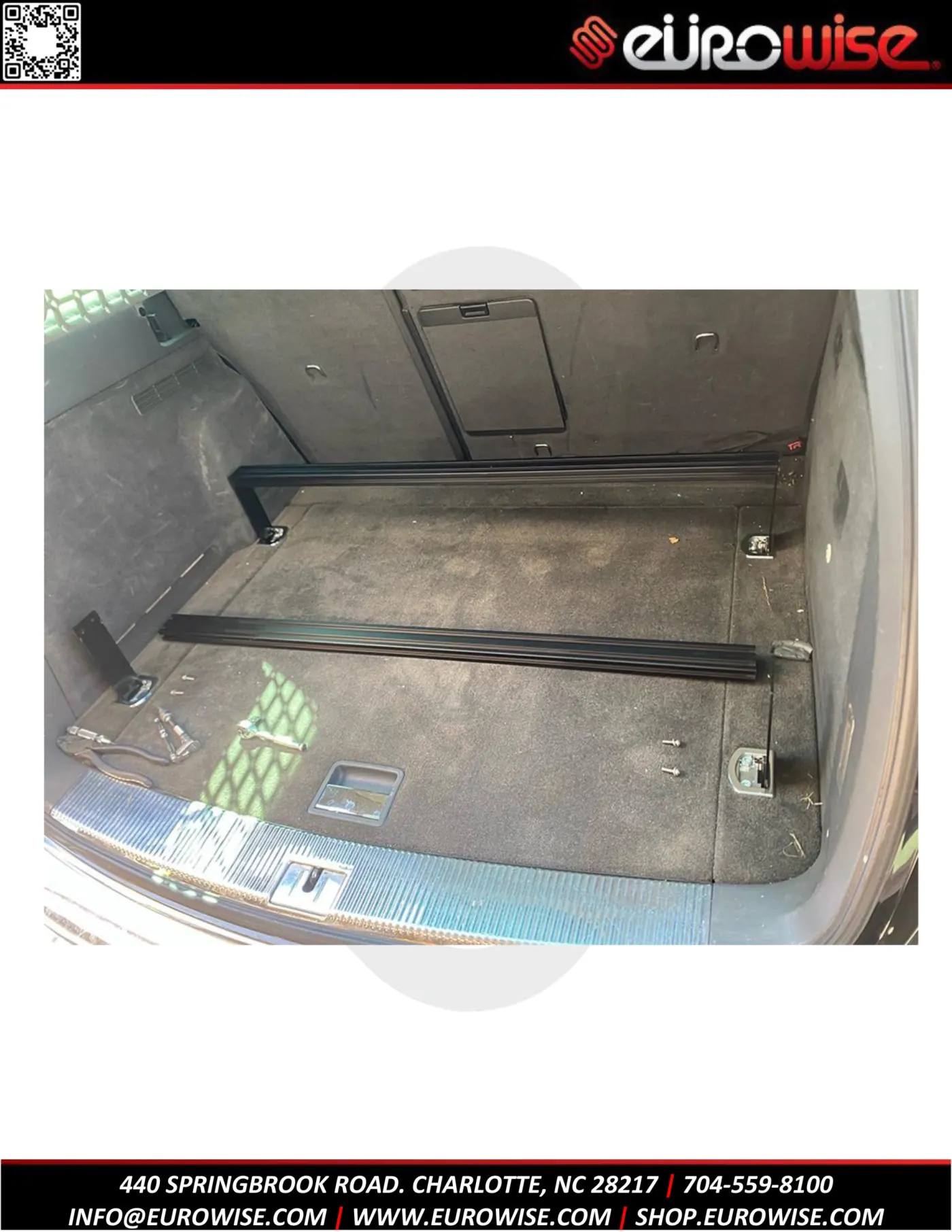 Eurowise Cayenne and Touareg Trunk Rail System Insulation Guide — page 10 of 11