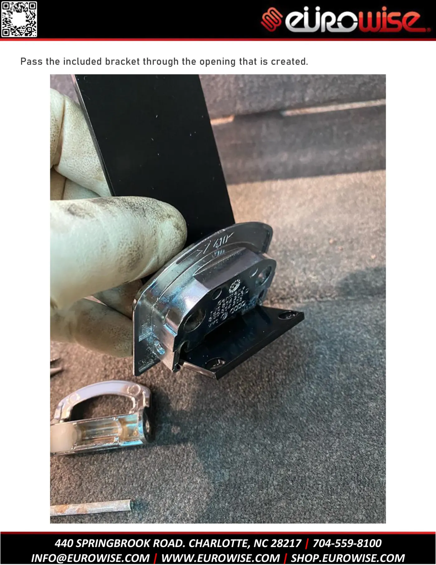 Eurowise Cayenne and Touareg Trunk Rail System Insulation Guide — page 6 of 11