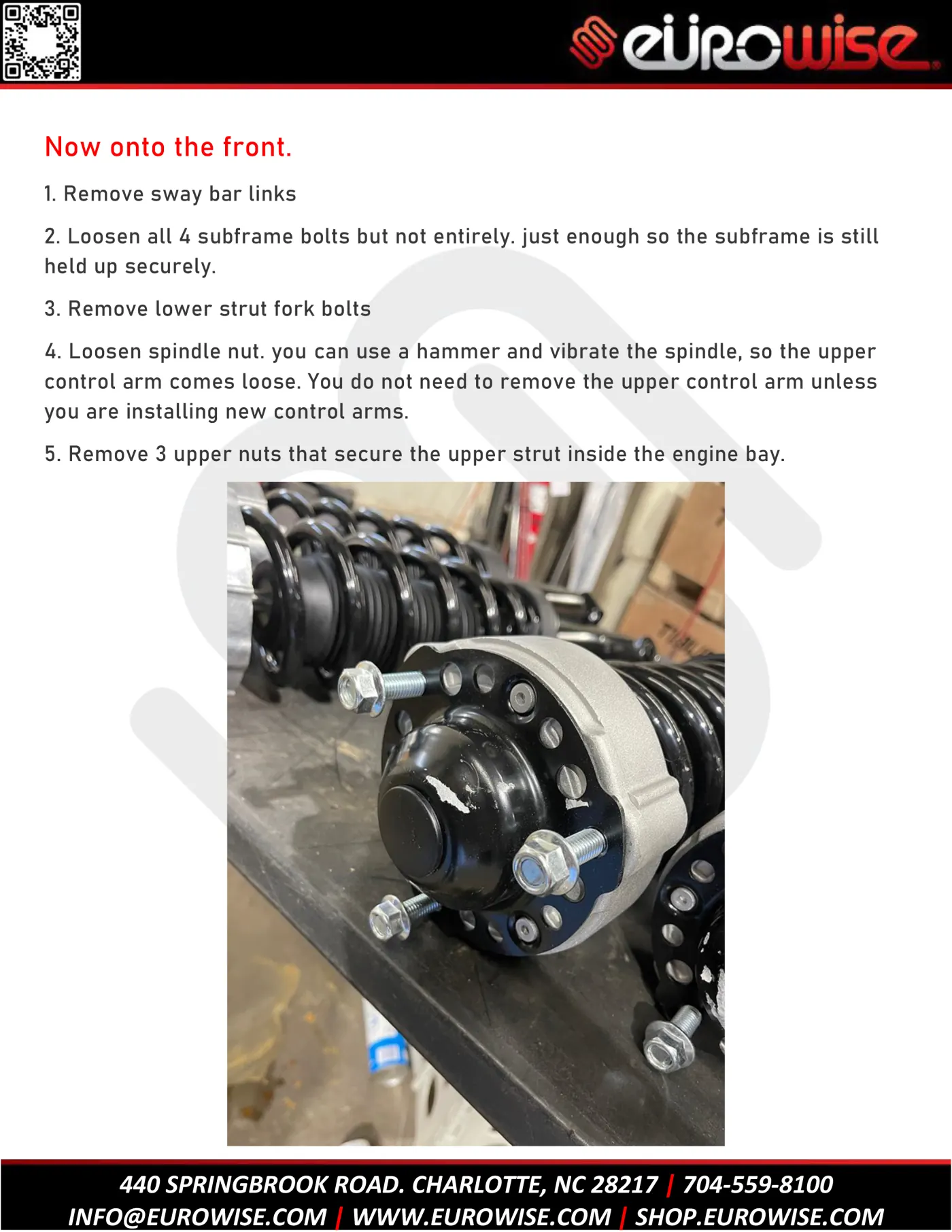 Gen 2 Eurowise Cayenne / Touareg 3 inch lift installation Guide — page 17 of 21