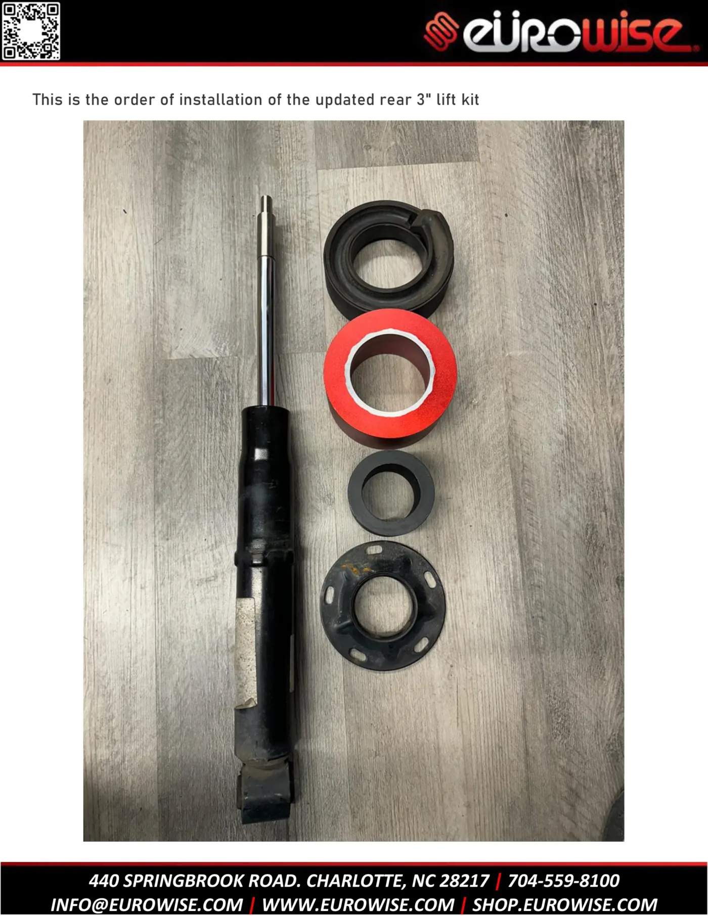 Gen 2 Eurowise Cayenne / Touareg 3 inch lift installation Guide — page 8 of 21