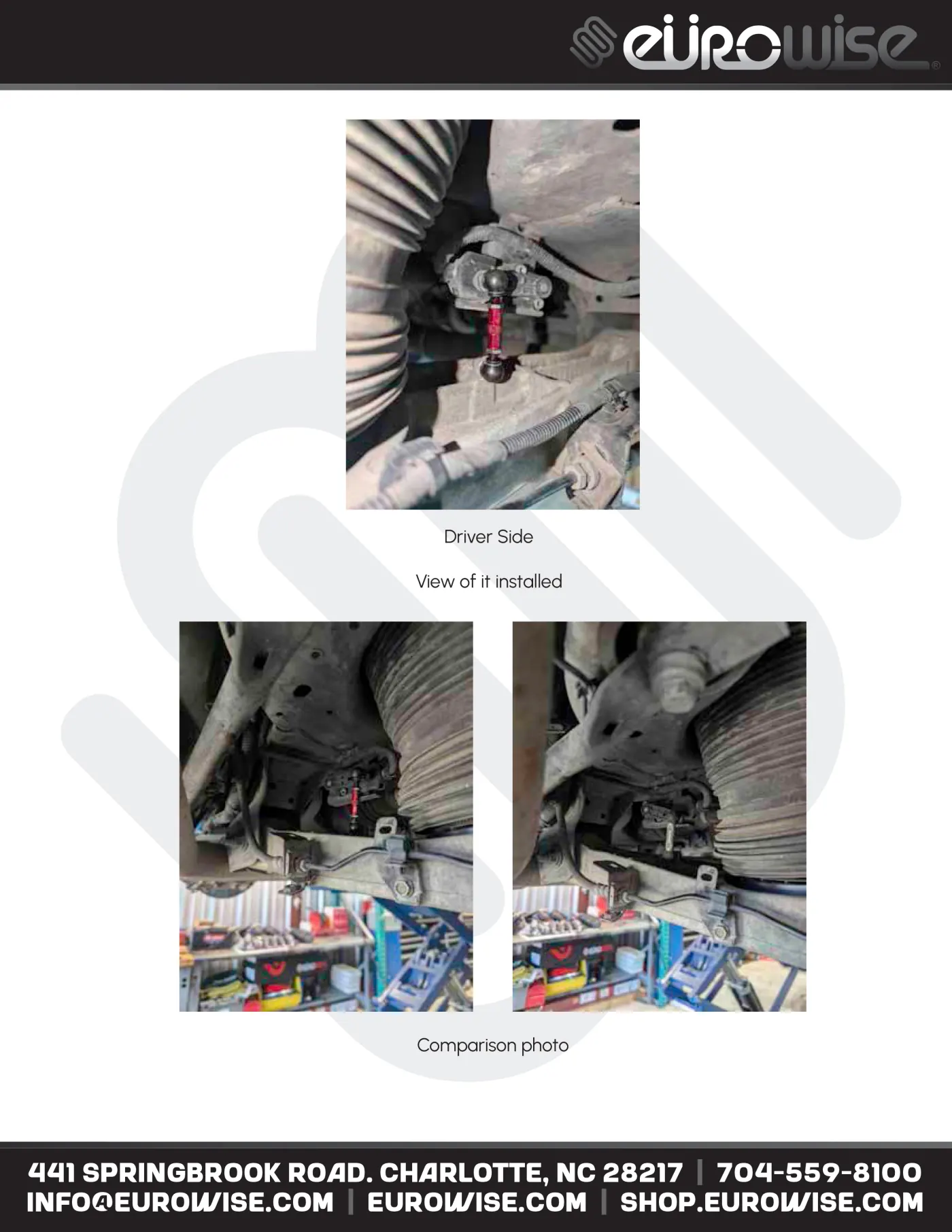Eurowise Levante Suspension Lift Kit Instruction Manual — page 15 of 16